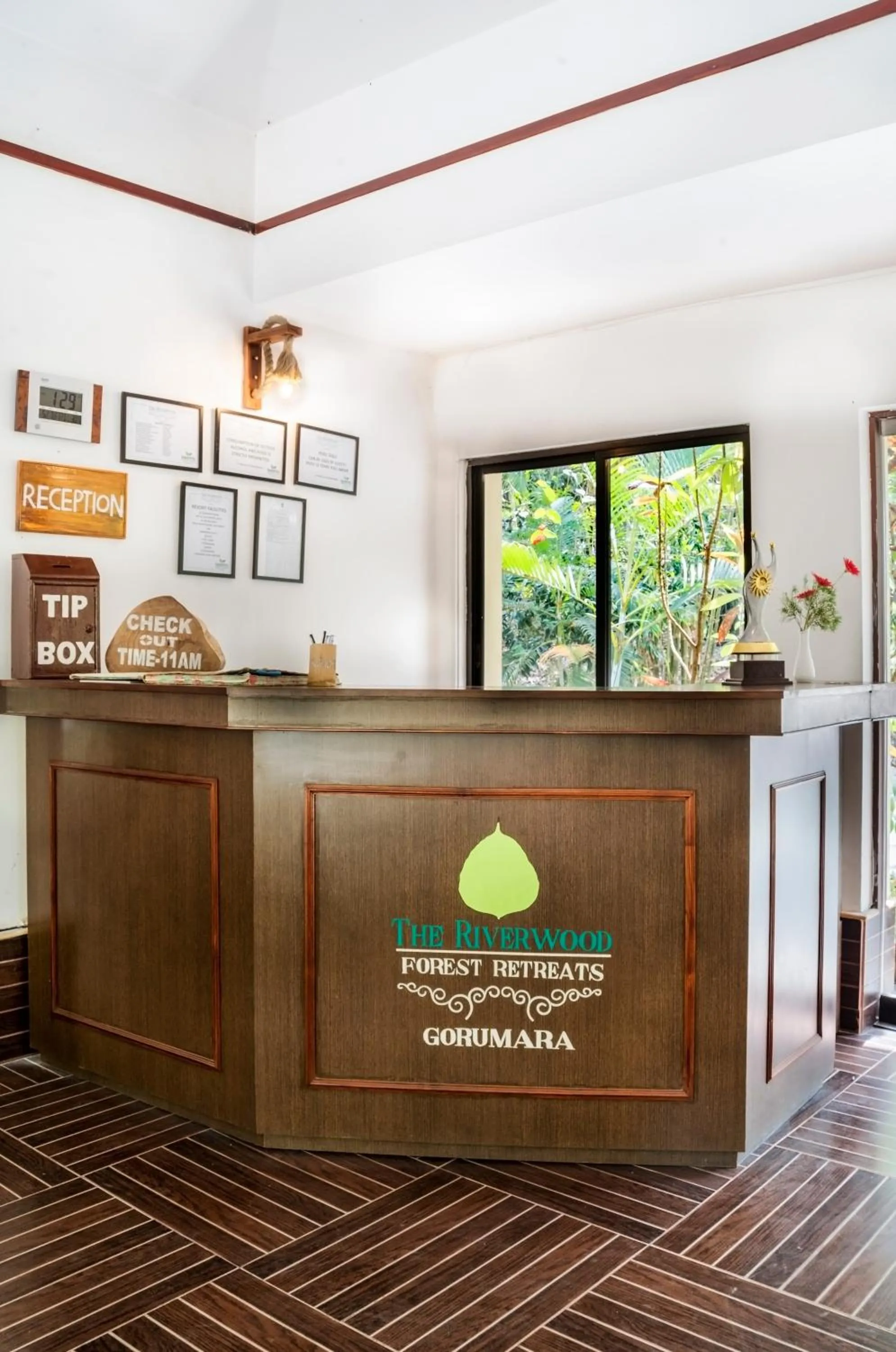 Lobby or reception in The Riverwood Forest Retreat Dooars - fully vaccinated staff