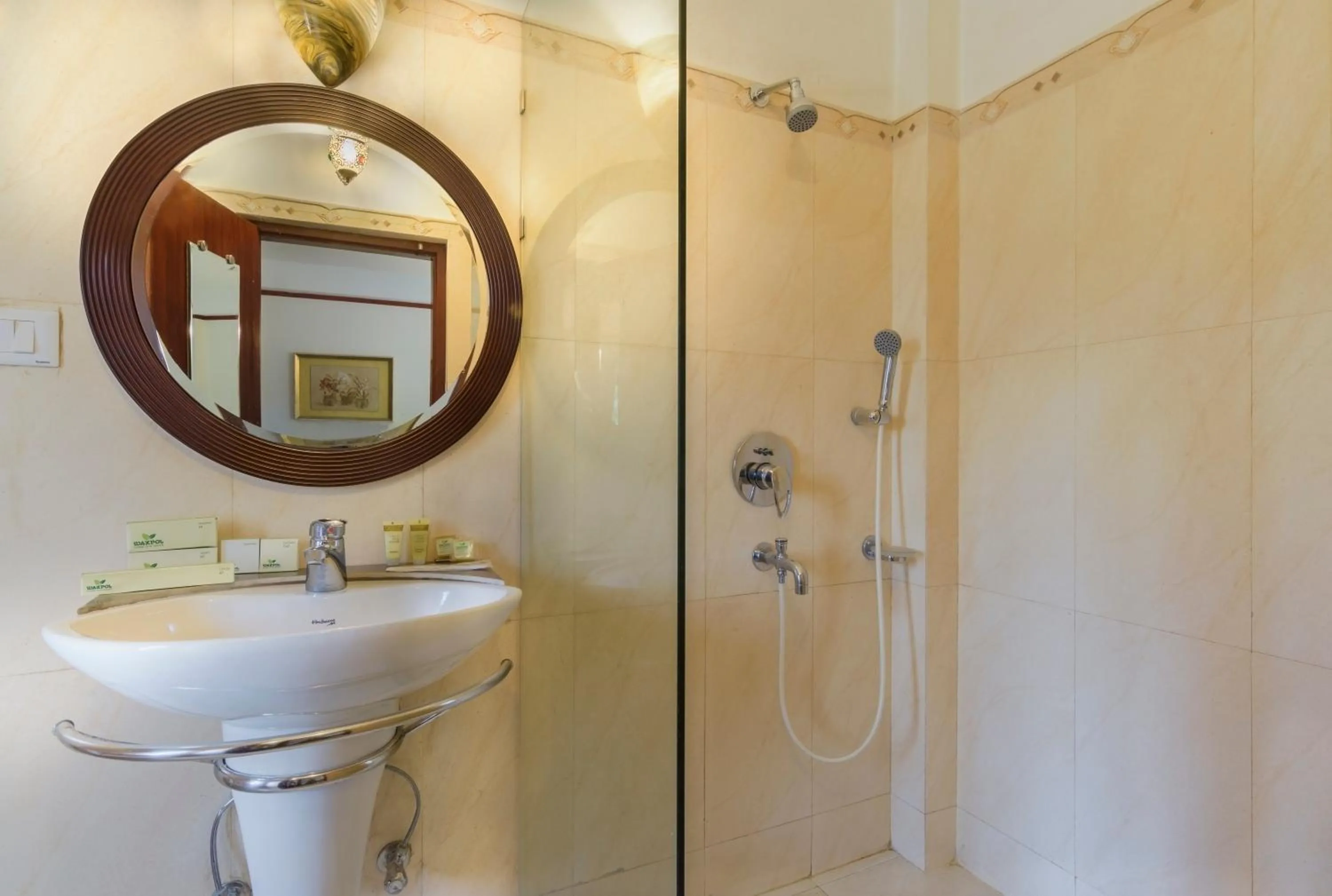 Bathroom in The Riverwood Forest Retreat Dooars - fully vaccinated staff