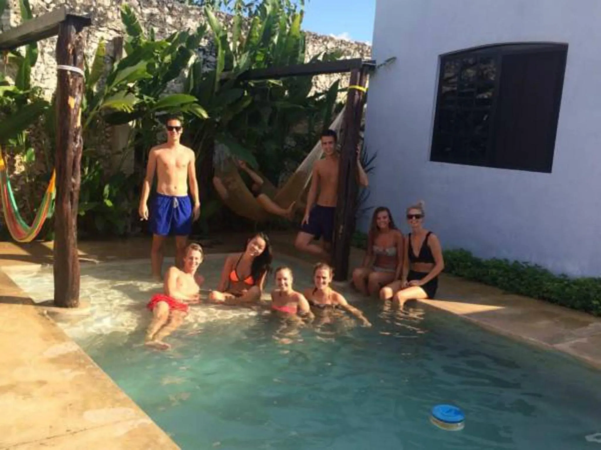 Patio in Hostal La Ermita