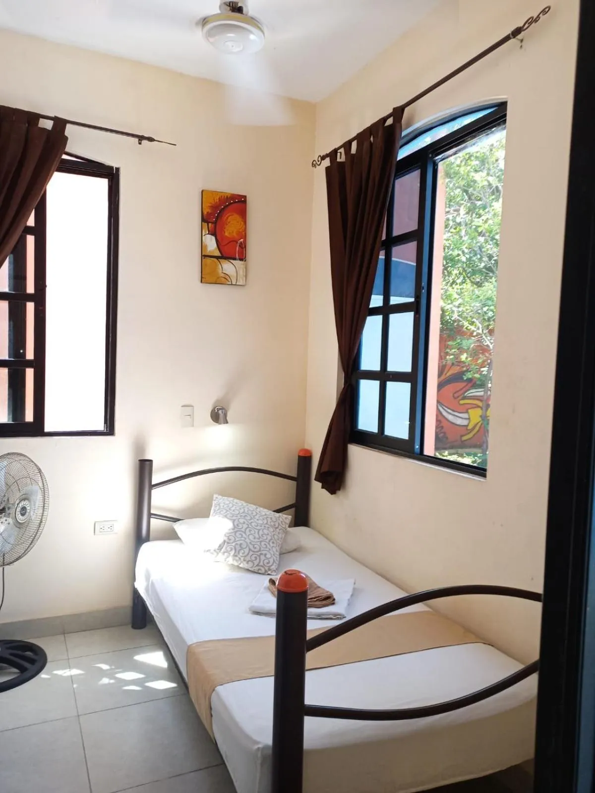 Bed in Hostal La Ermita