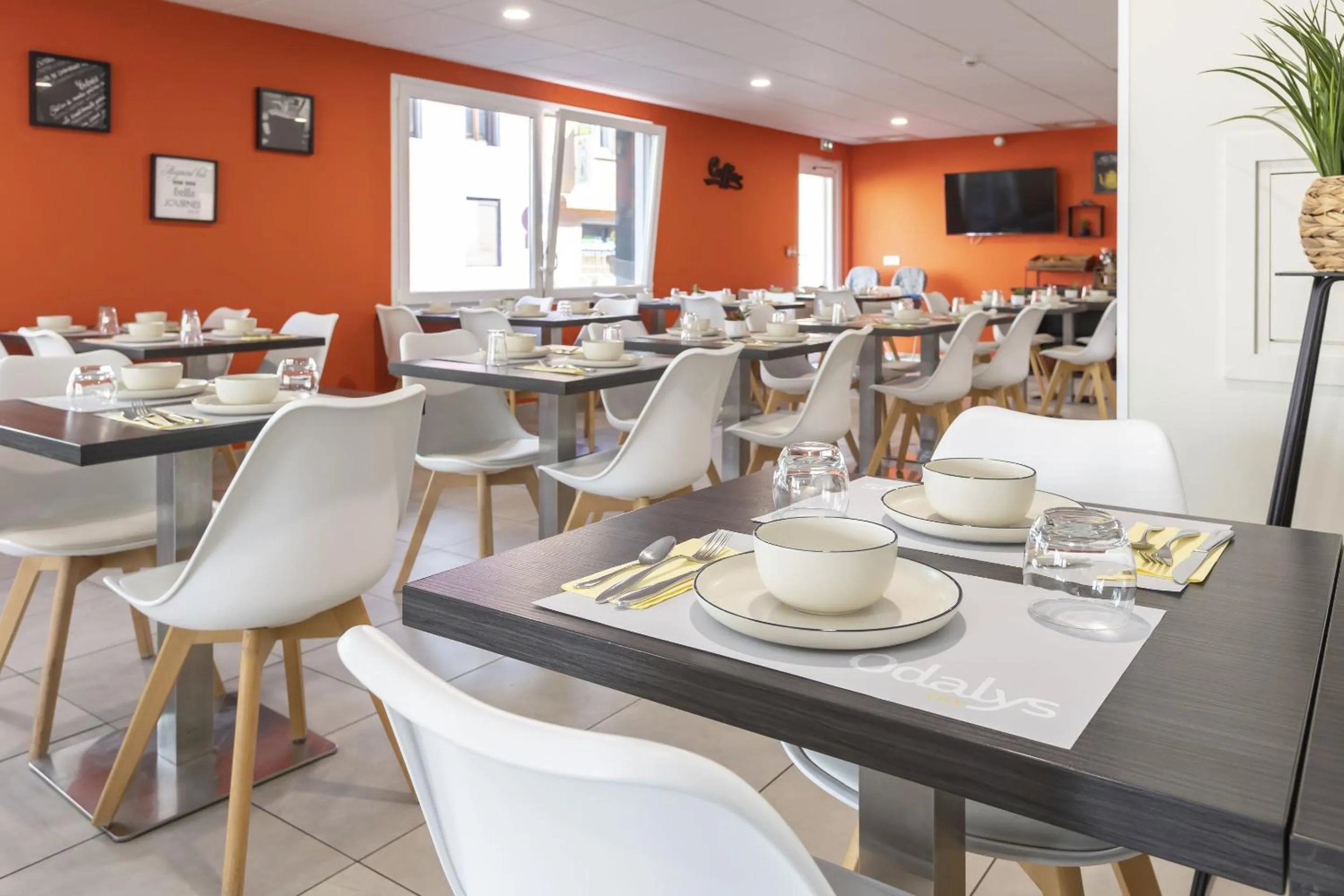 Buffet breakfast in Appart Hotel Odalys City Colmar La Rose d'Argent