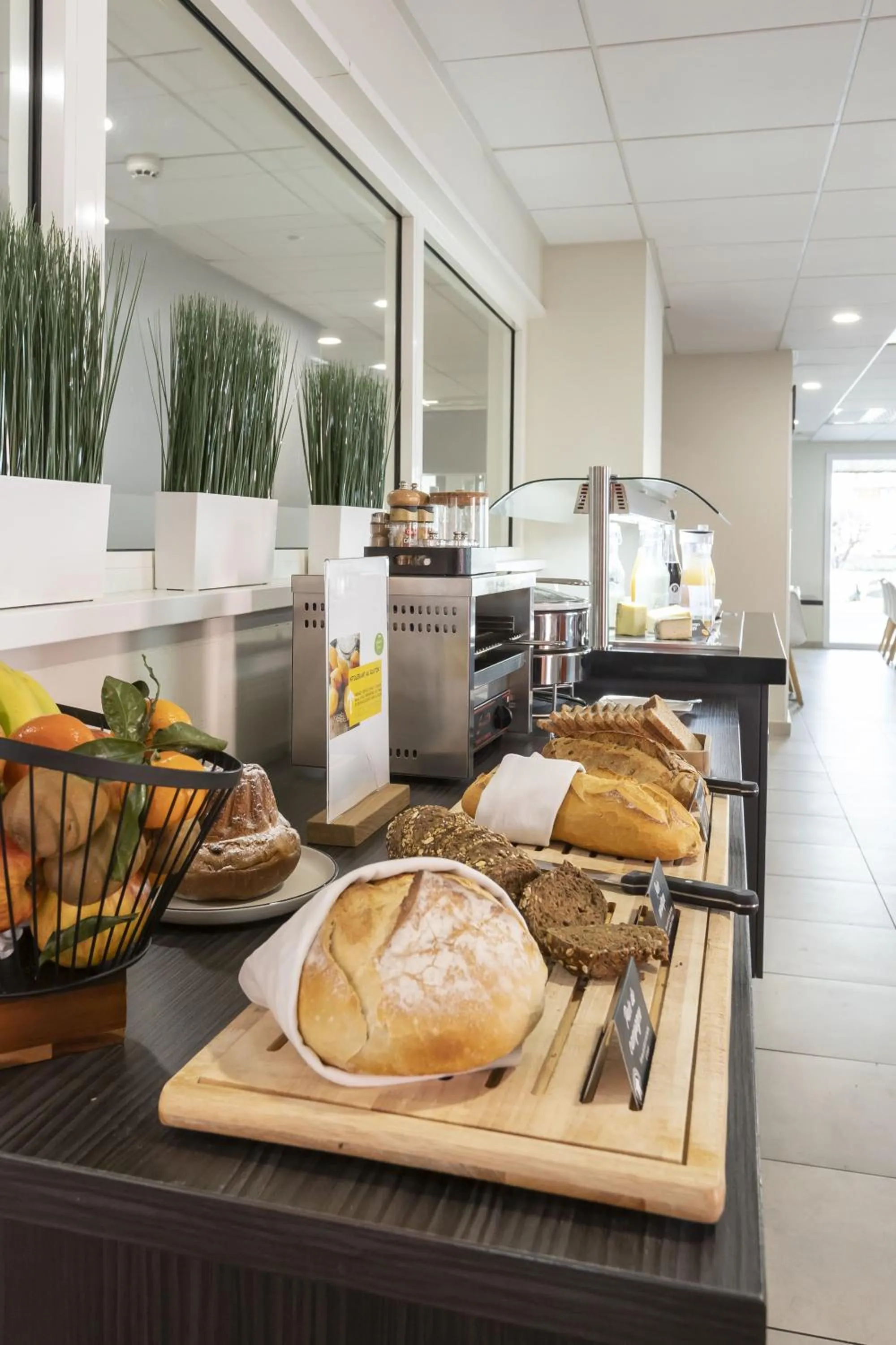 Buffet breakfast in Appart Hotel Odalys City Colmar La Rose d'Argent