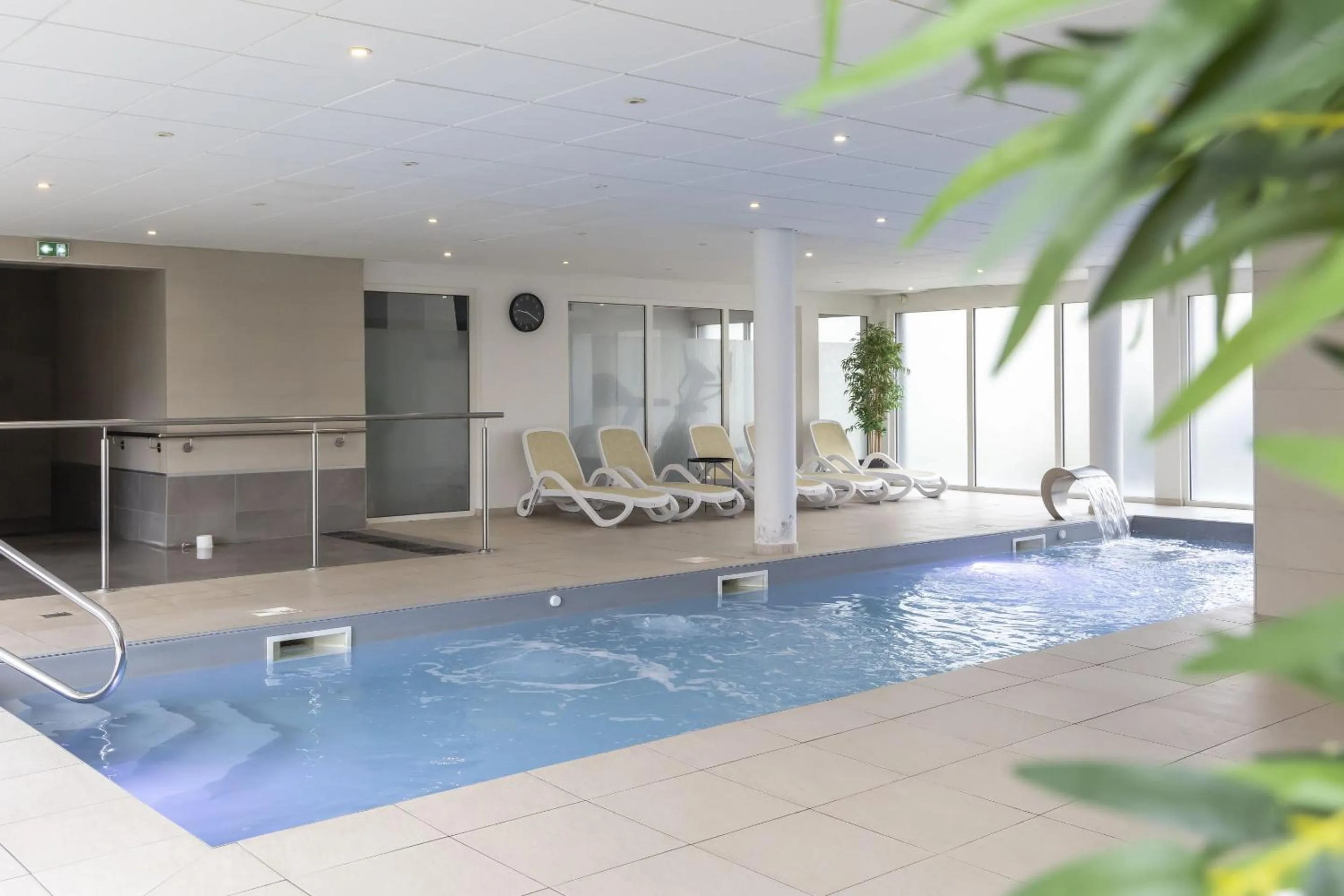 Swimming pool in Appart Hotel Odalys City Colmar La Rose d'Argent