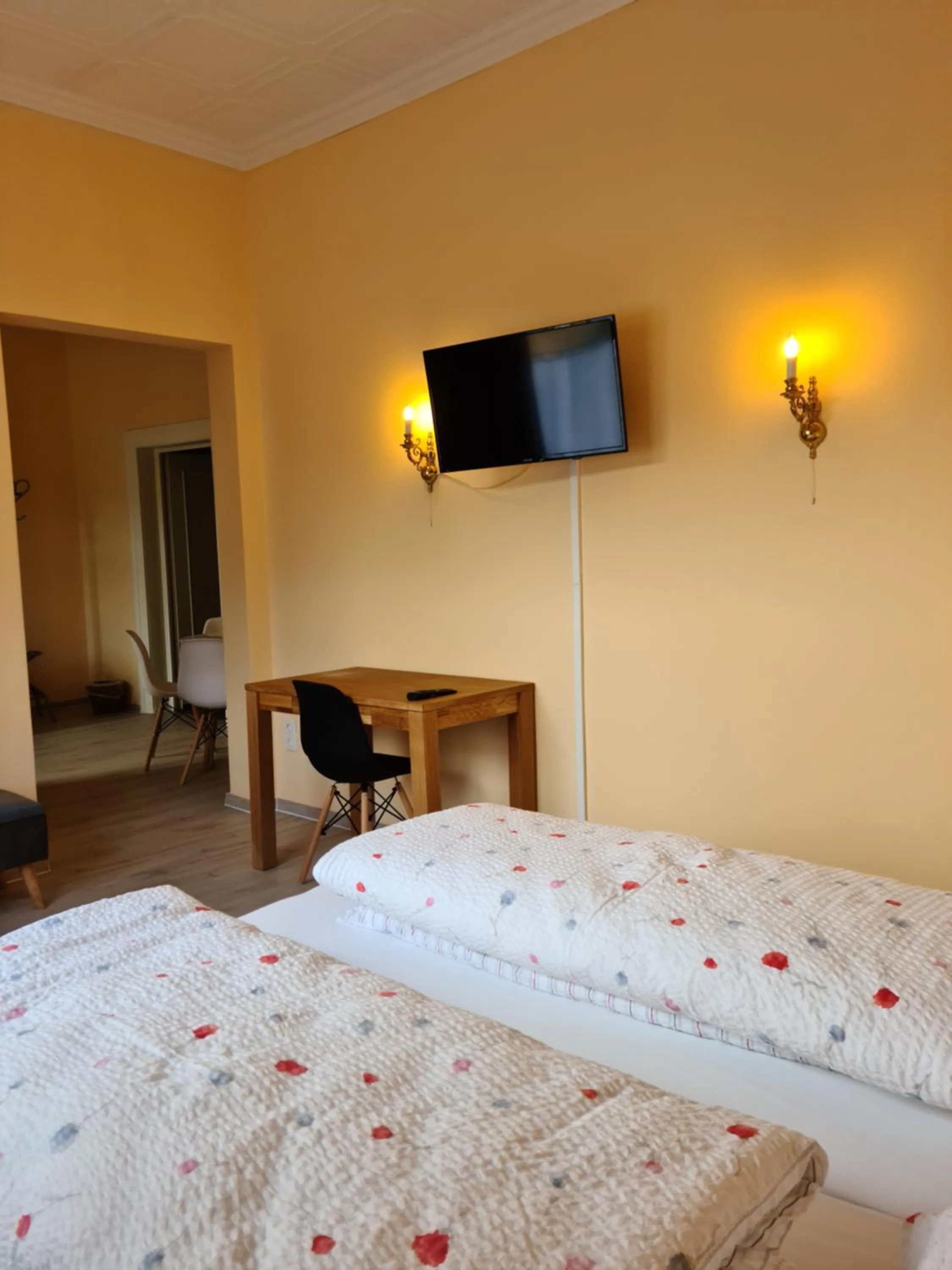 Bedroom, Bed in Pension Kreihe im Harz