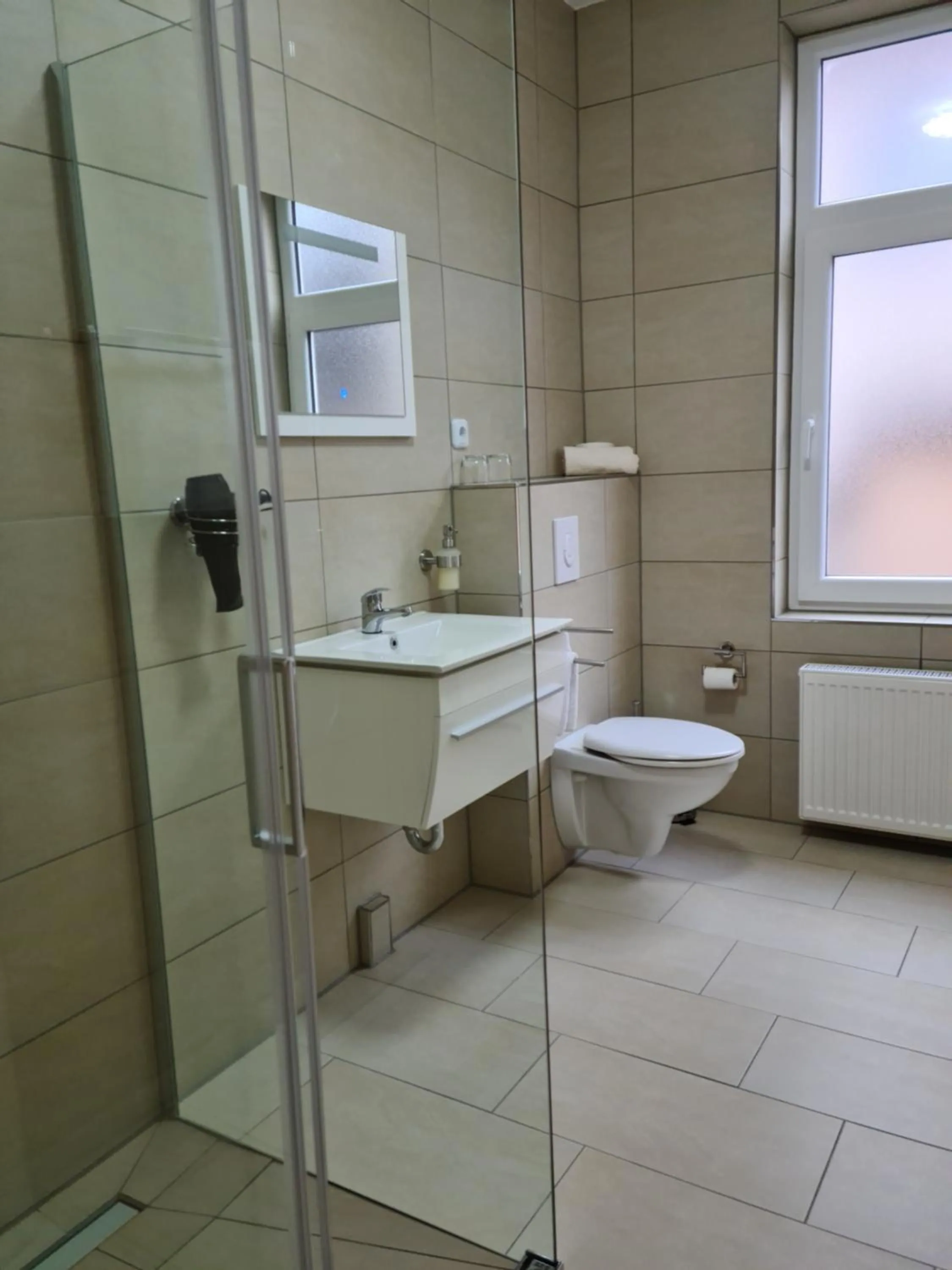 Bathroom in Pension Kreihe im Harz