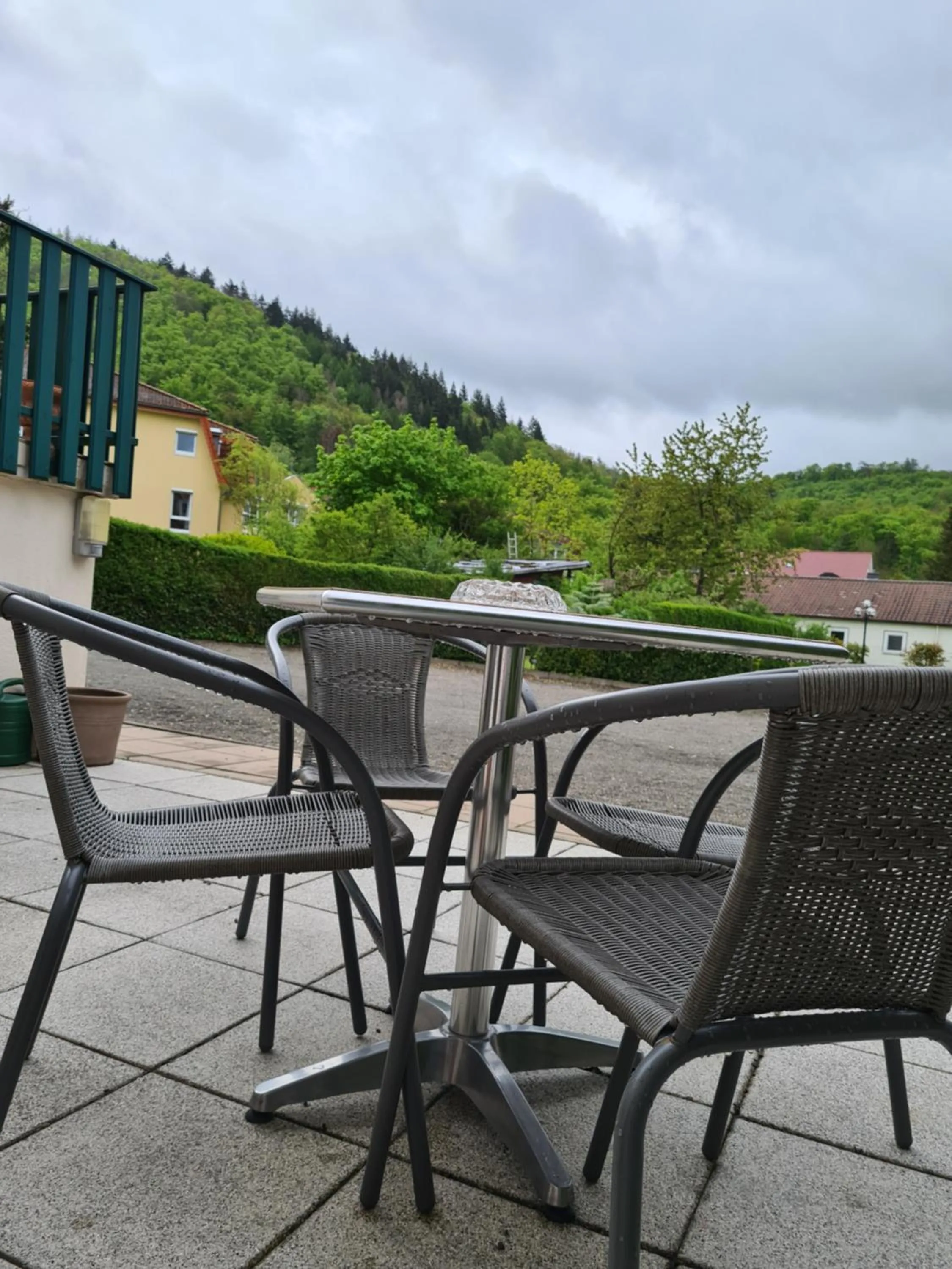 Balcony/Terrace in Pension Kreihe im Harz