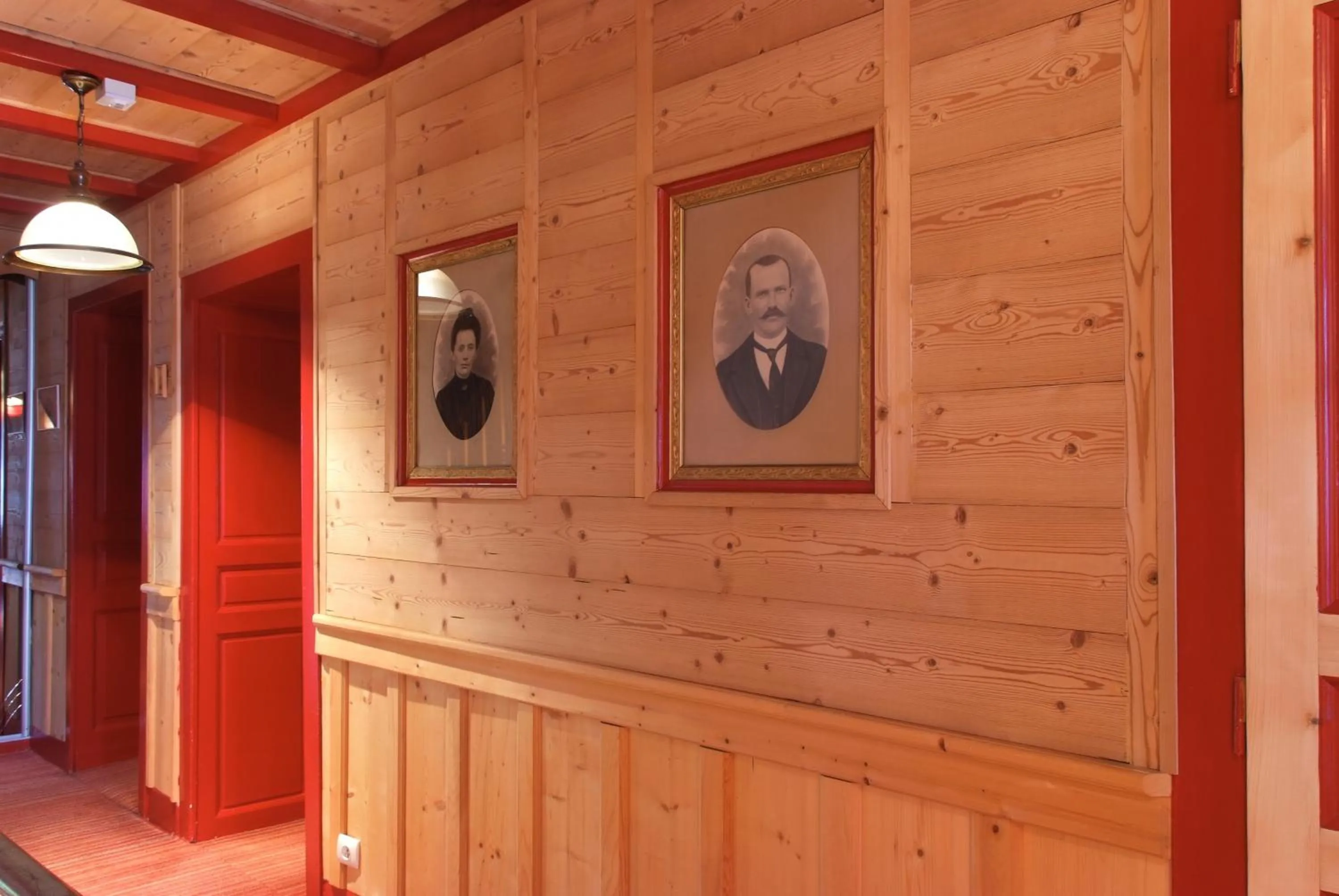 Decorative detail in Logis hôtel Arbez Franco Suisse