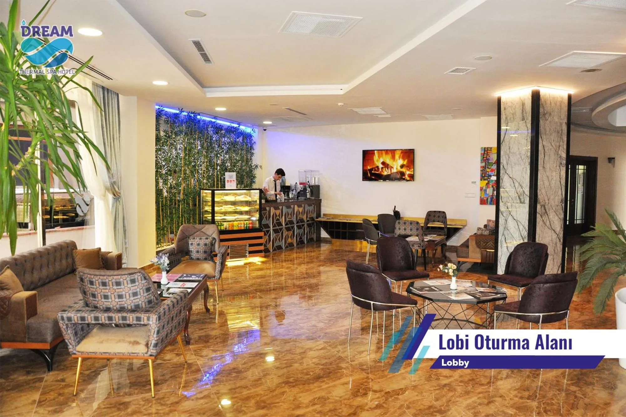Lobby or reception in Zir Dream Thermal & Spa Hotel