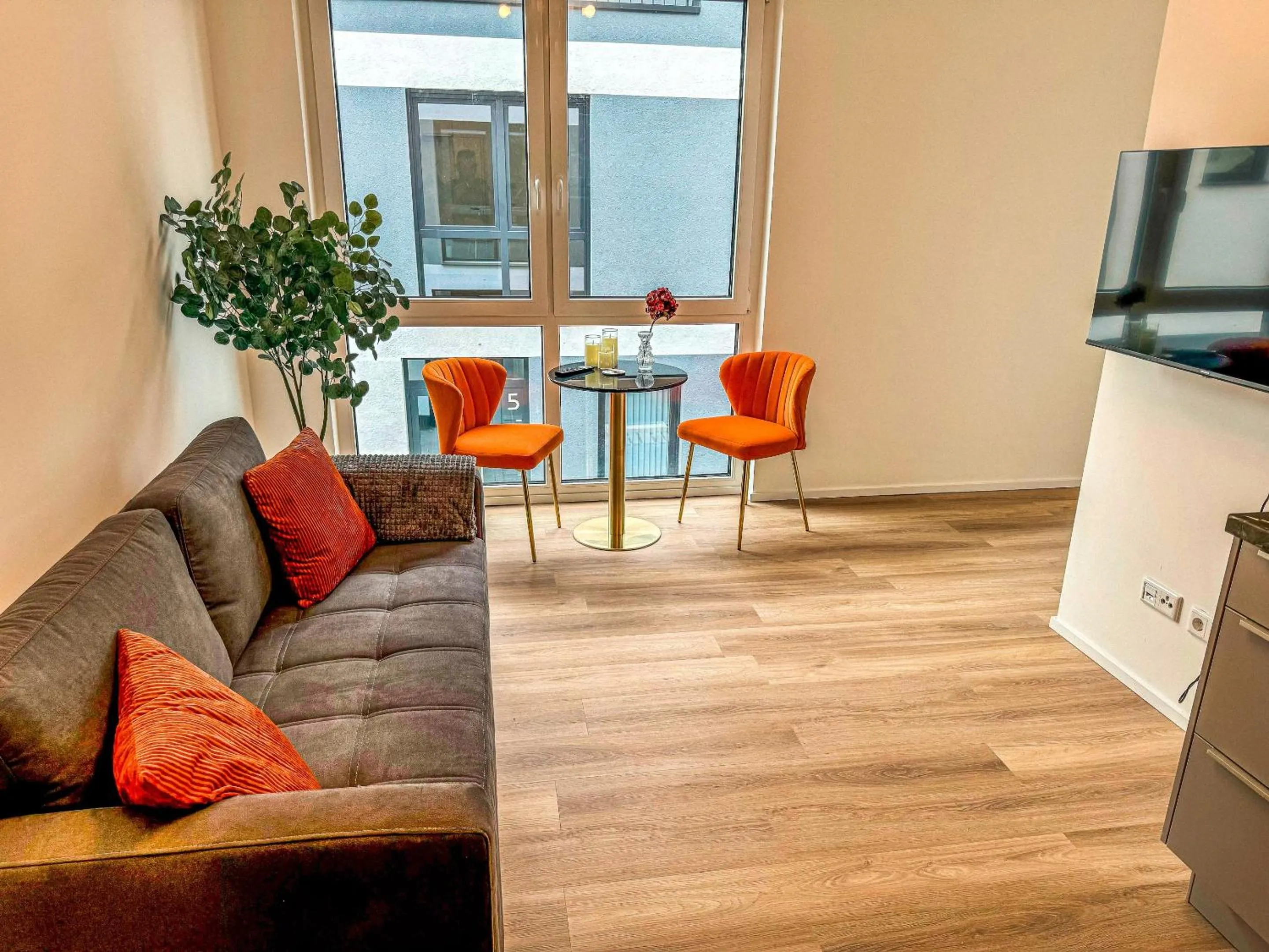 Living room in THE WOS Apartments