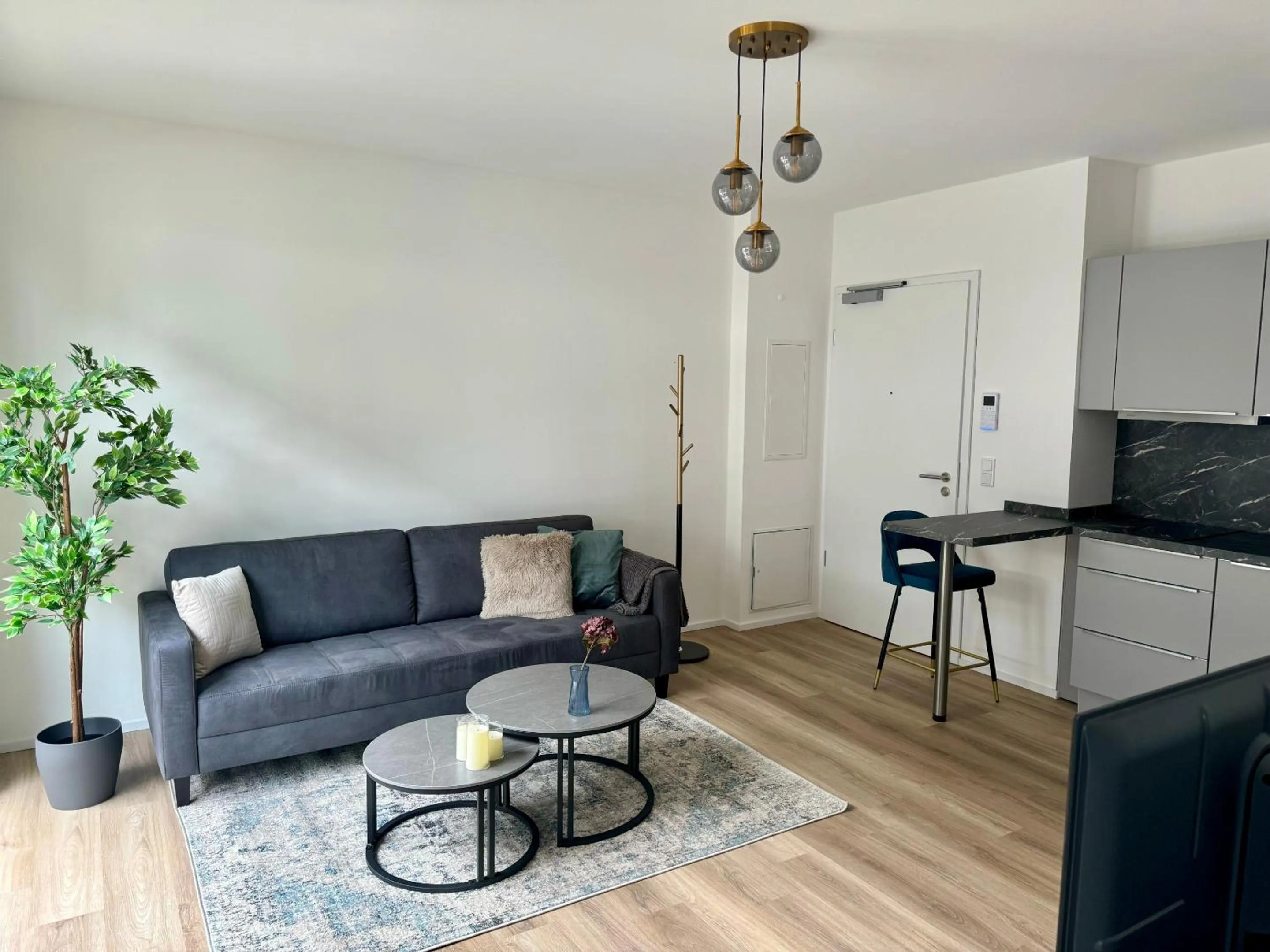 Living room in THE WOS Apartments