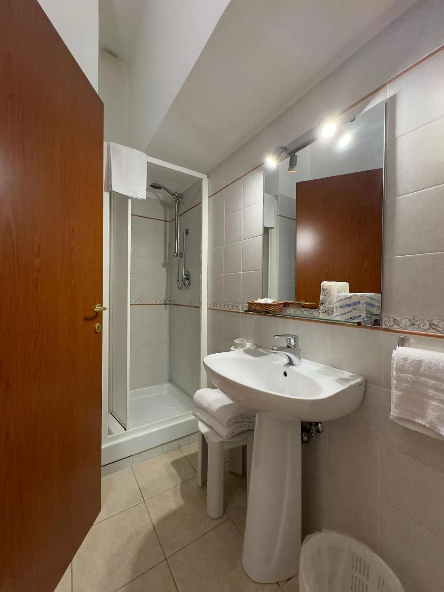 Shower in Hotel Villa Robinia