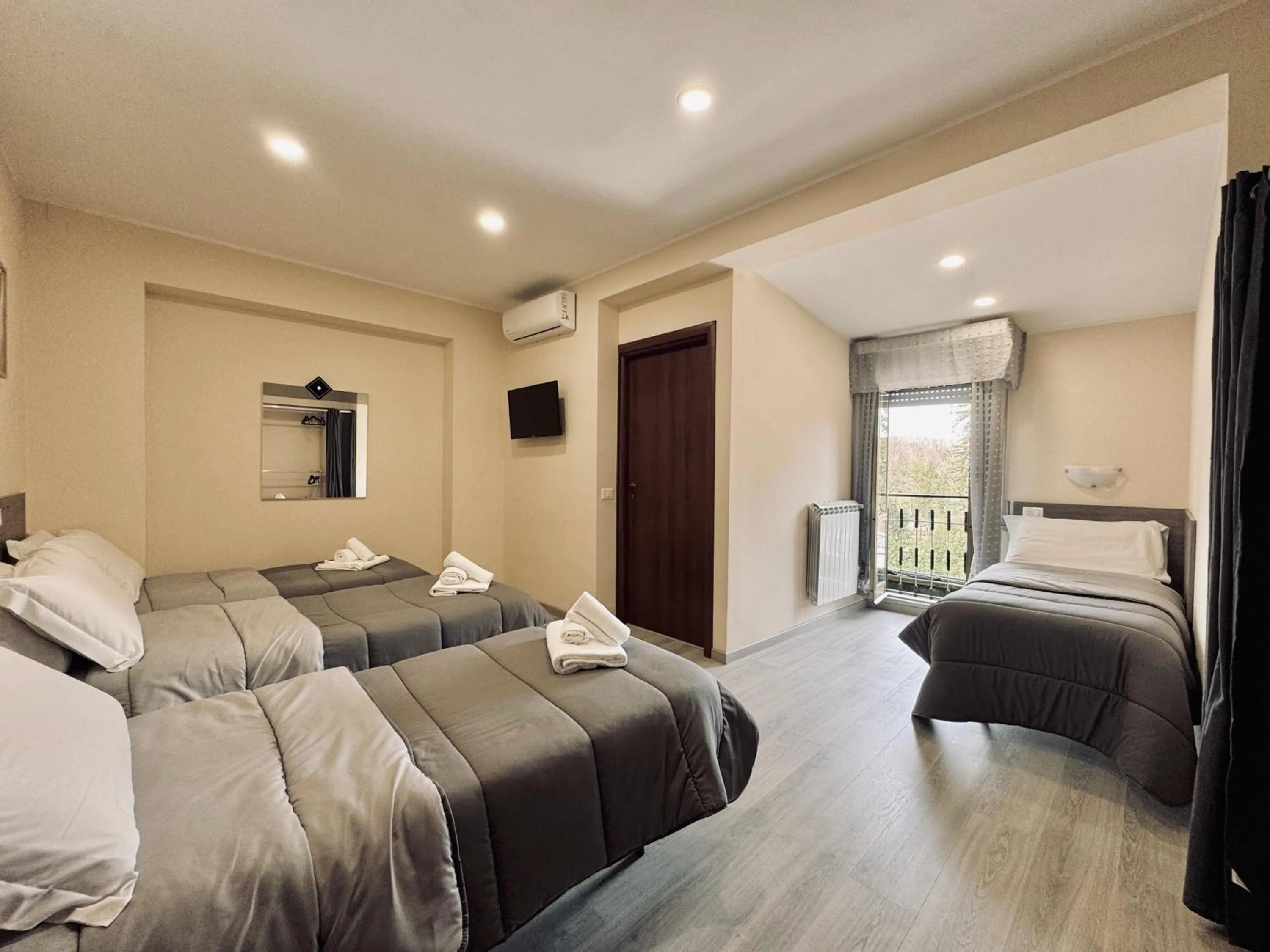 Bed in Hotel Villa Robinia