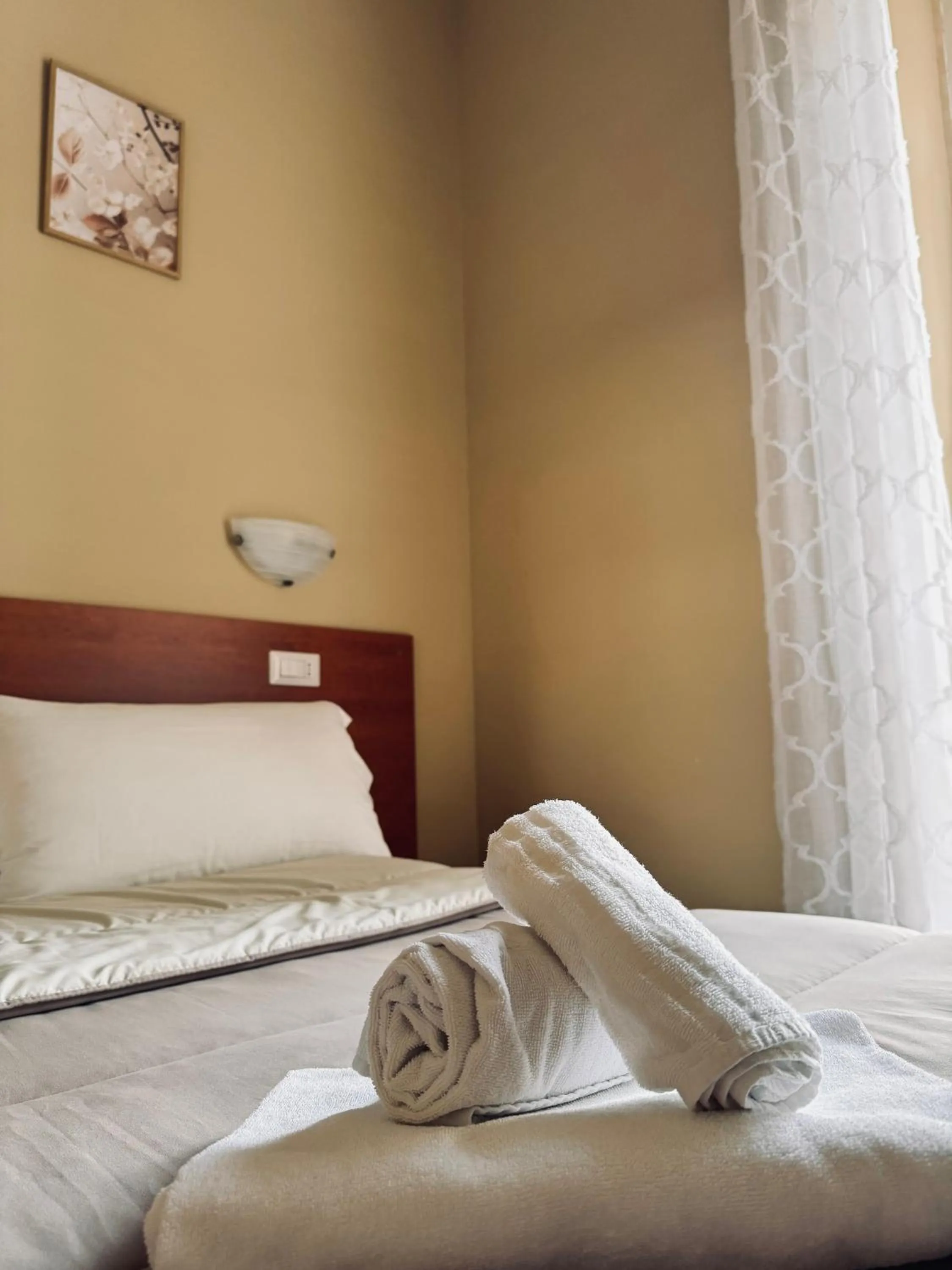 Bed in Hotel Villa Robinia