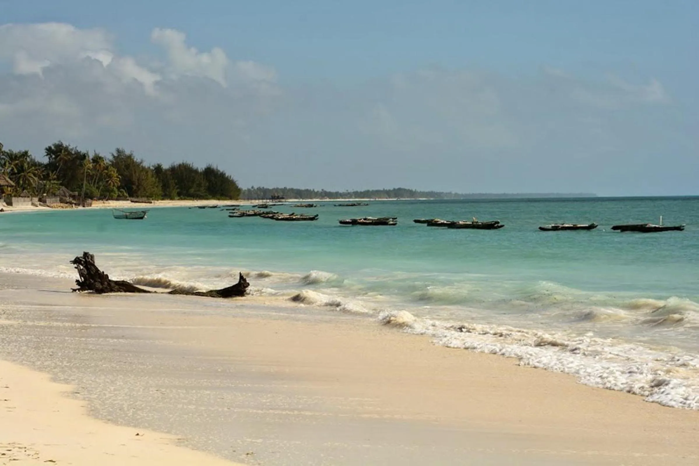 Beach in Kipepeo Lodge Zanzibar