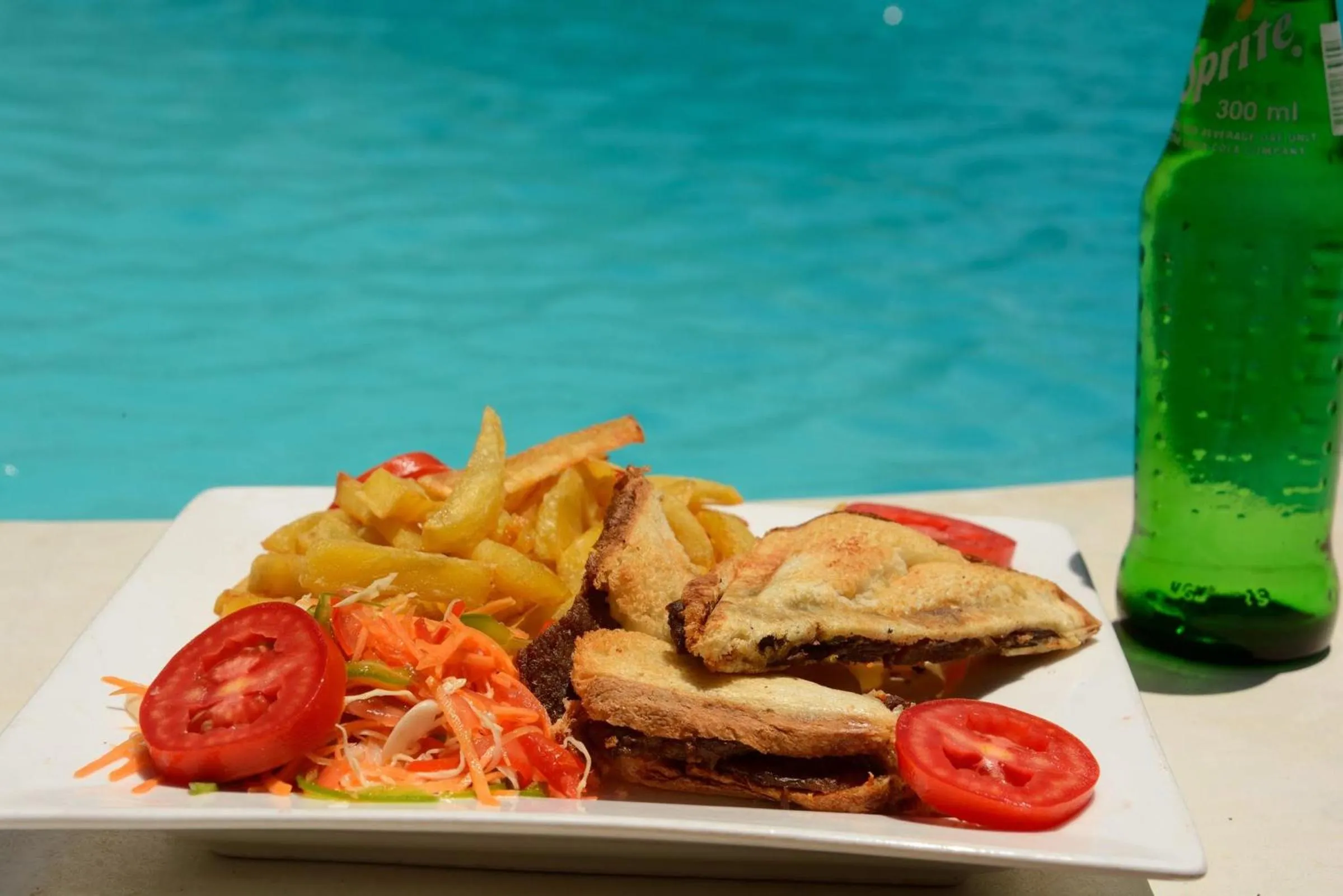 Food close-up in Kipepeo Lodge Zanzibar