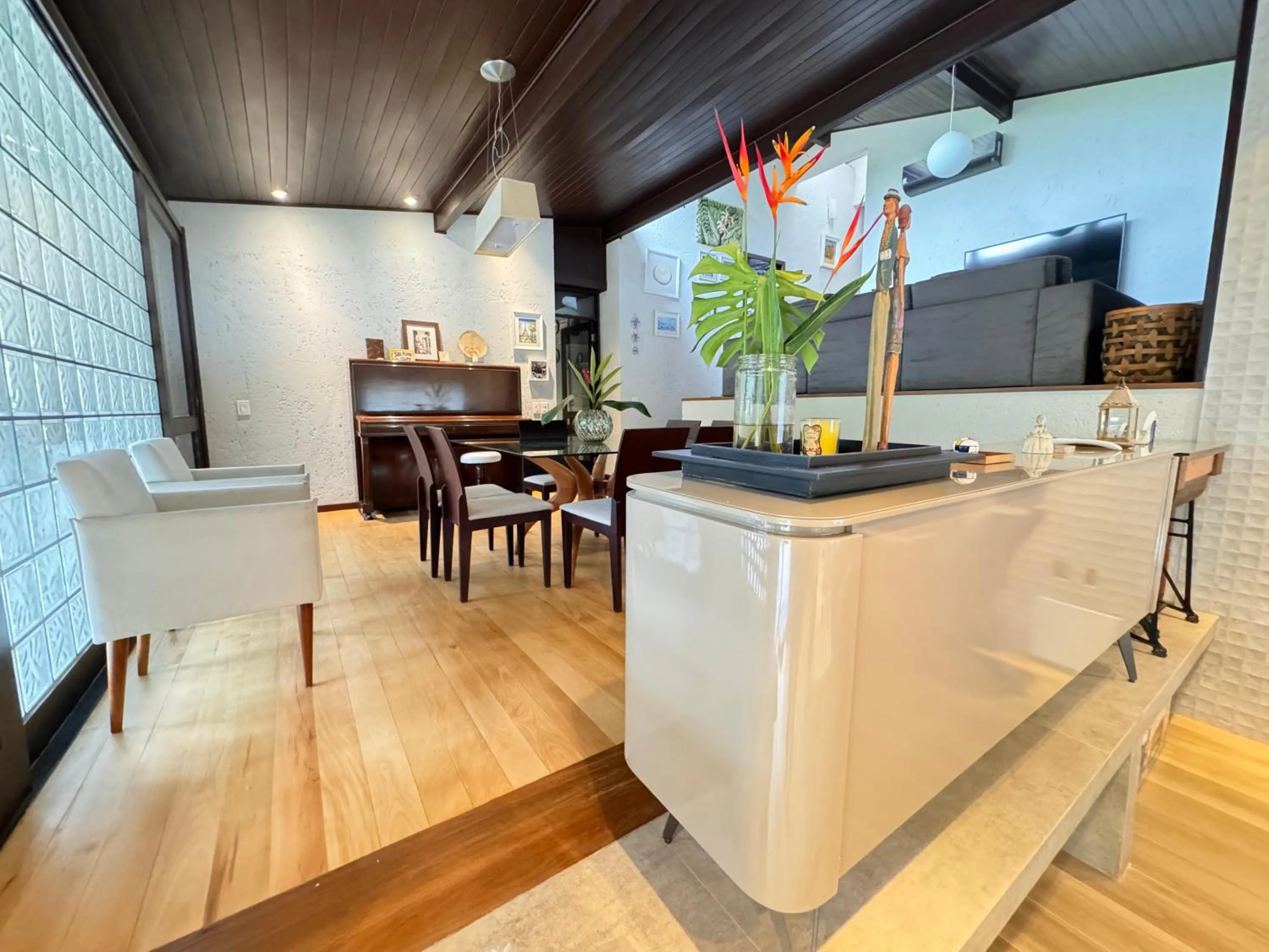 Seating area in Casa Ideal para Férias em Florianópolis