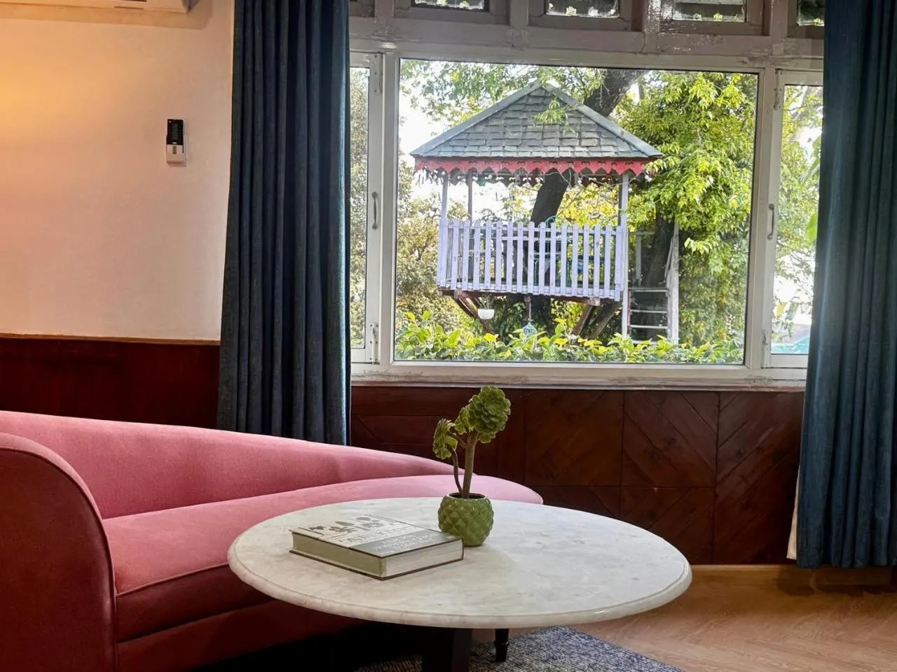 Garden view in Alps Resort