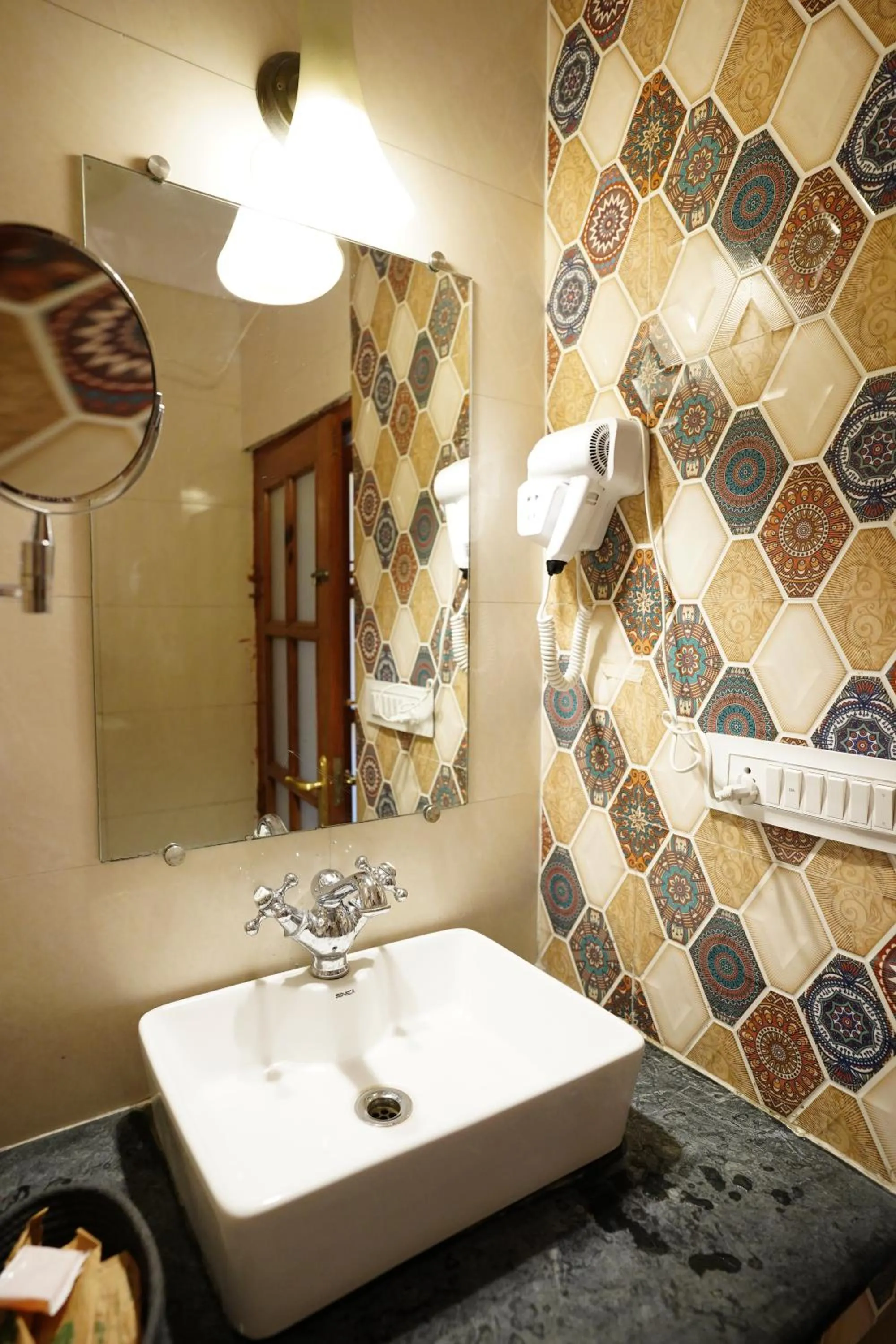 Shower in Haveli Kalwara - A Heritage Hotel