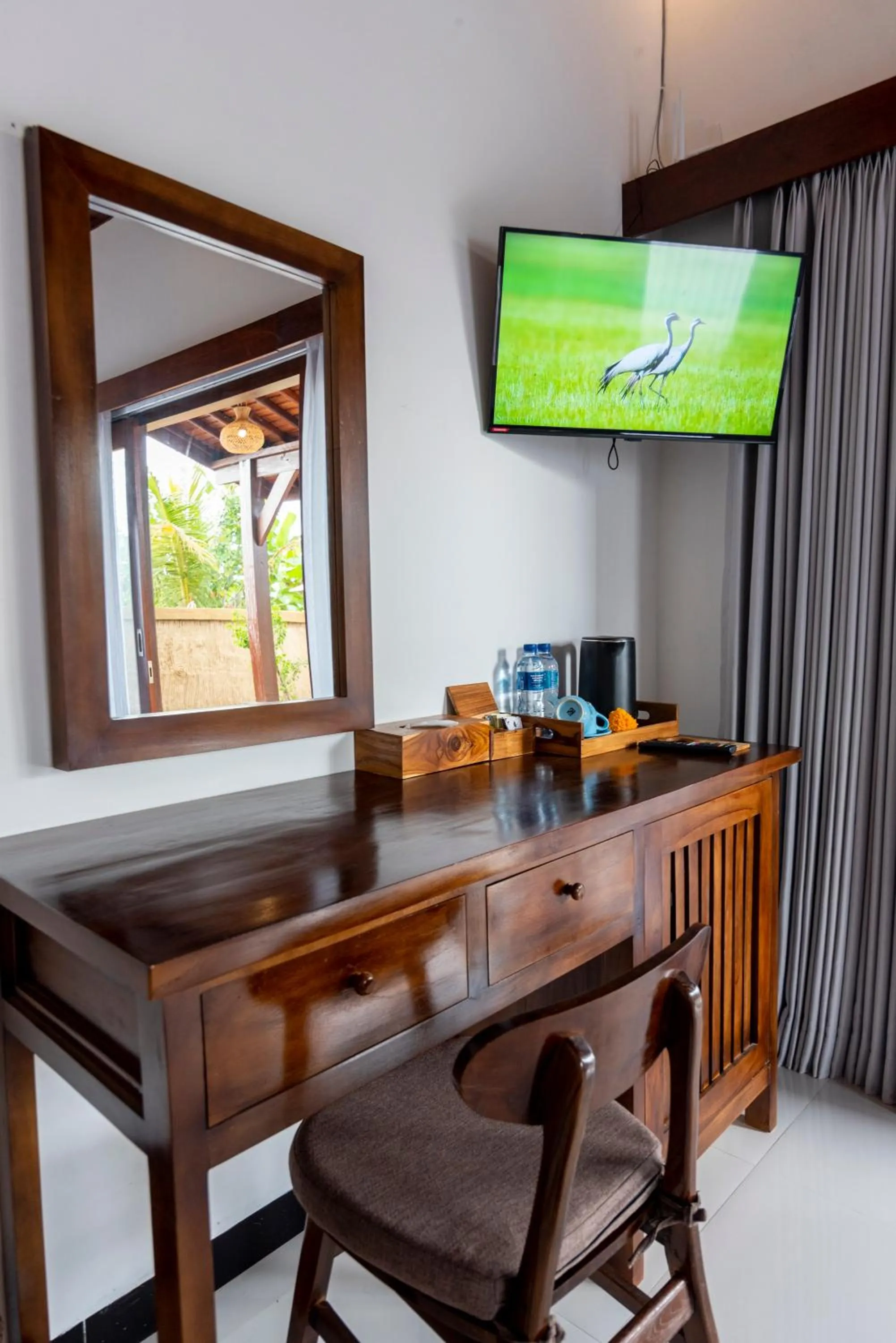 TV and multimedia in Umesari Villa Sebatu by Dhananjaya Hospitality