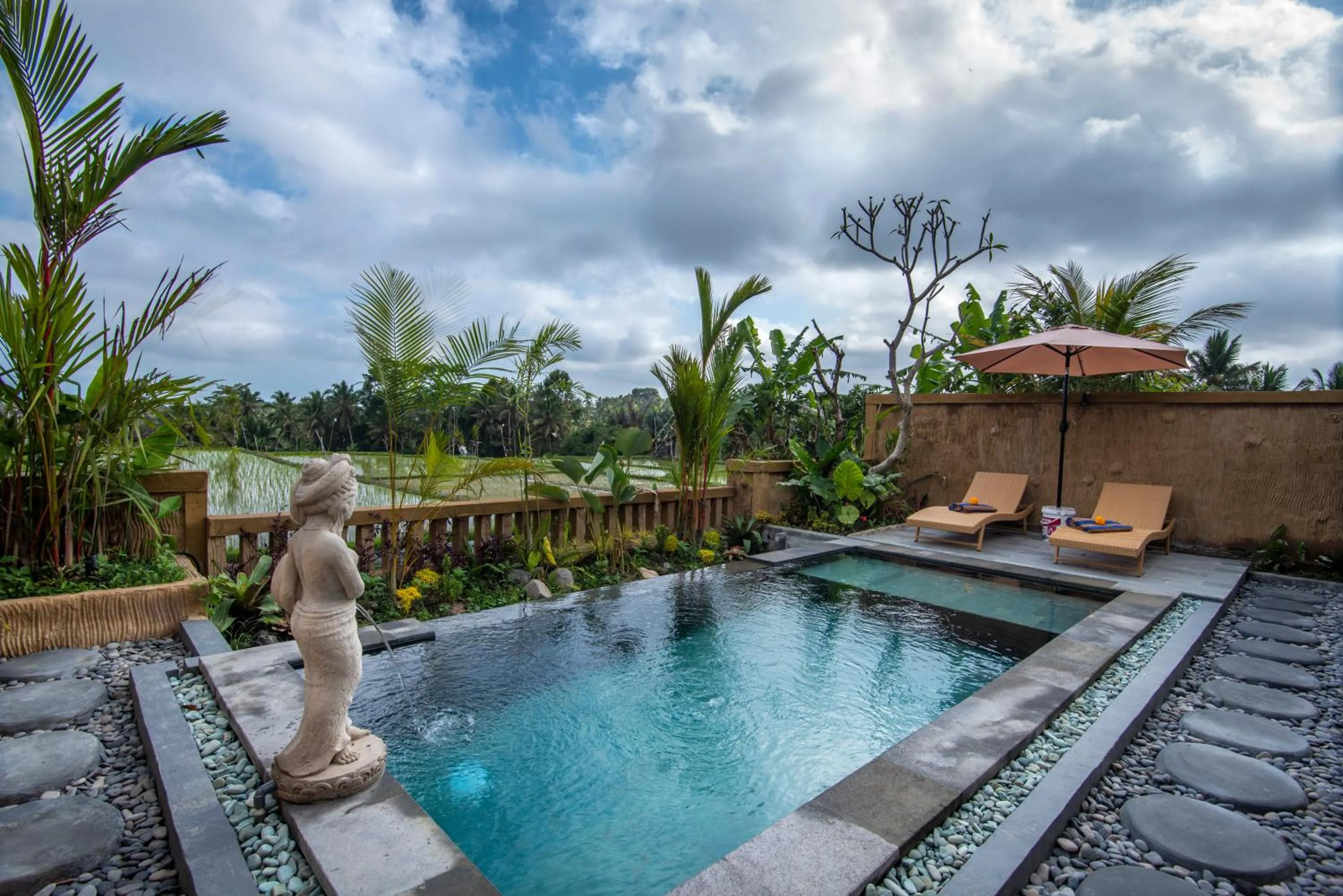 Patio in Umesari Villa Sebatu by Dhananjaya Hospitality