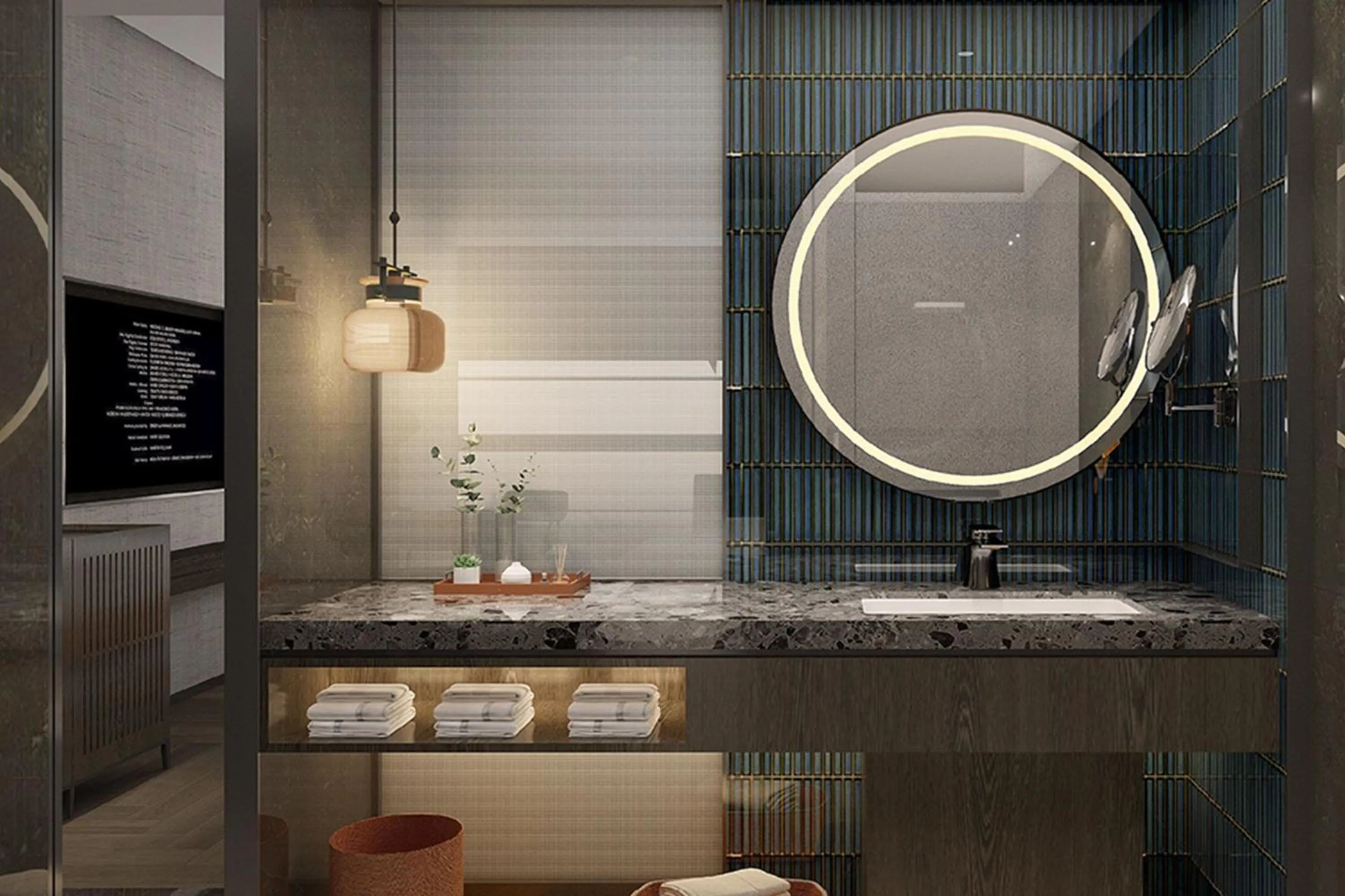 Bathroom in Four Points by Sheraton Changzhou Economic Development Zone