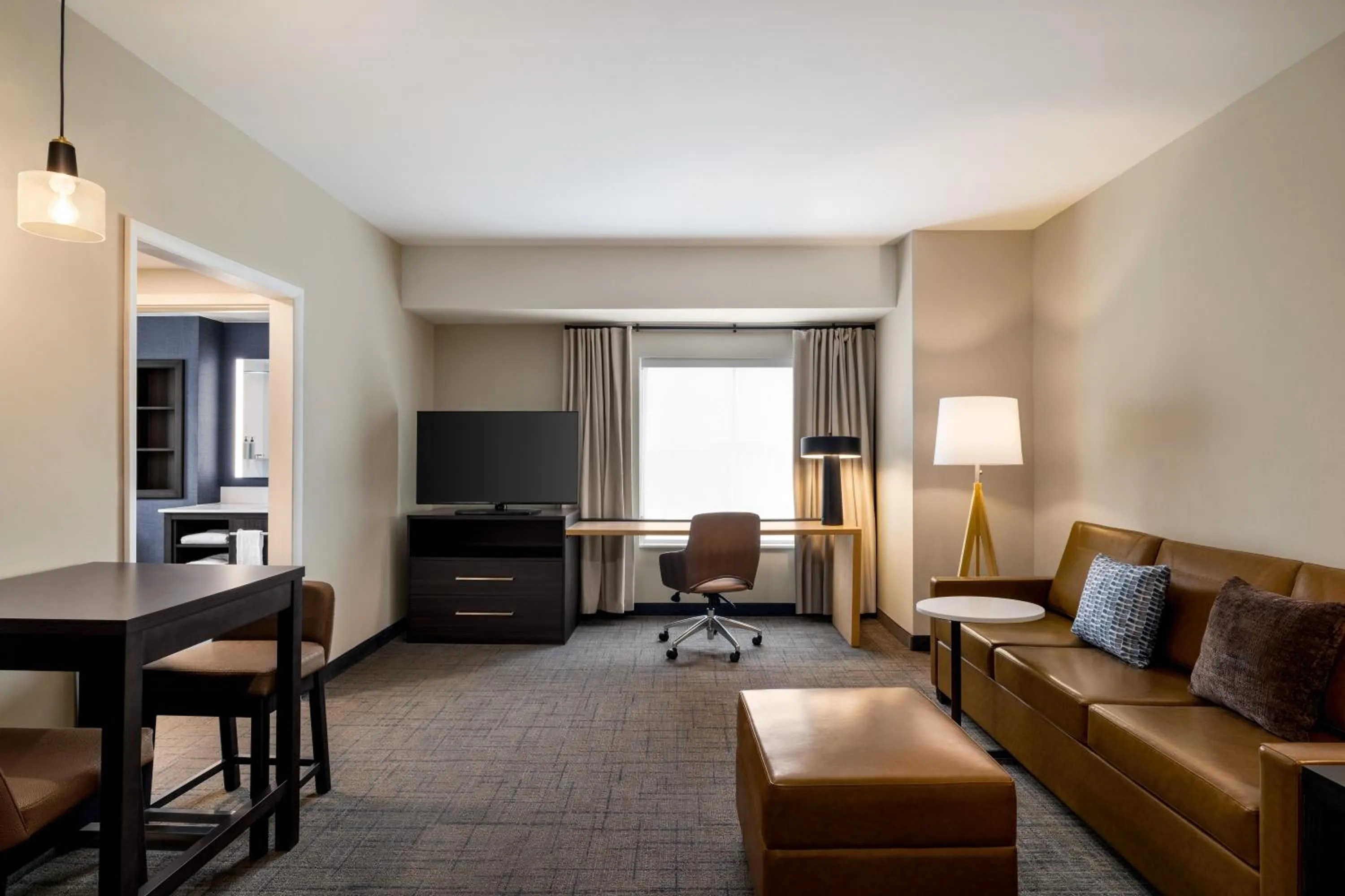 Seating area in Residence Inn by Marriott Mechanicsburg