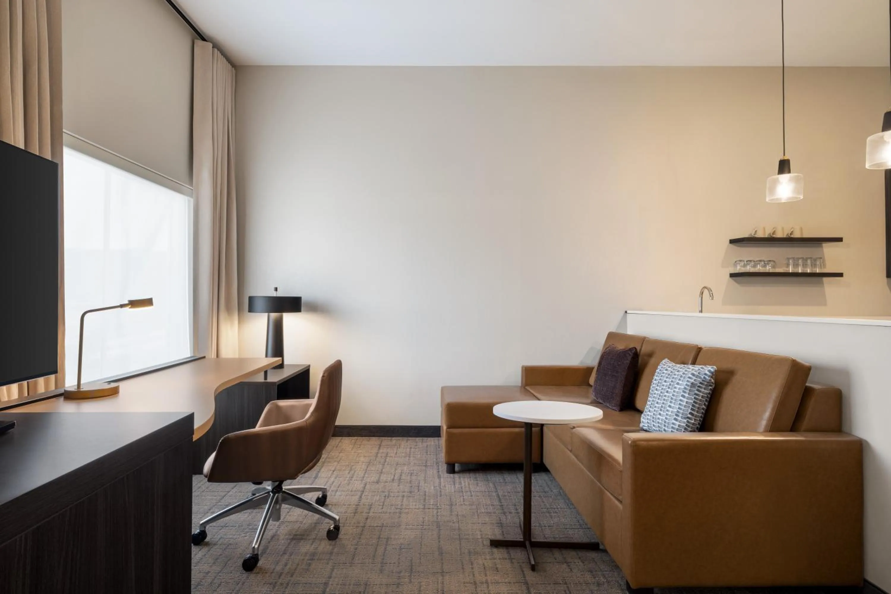 Living room in Residence Inn by Marriott Mechanicsburg