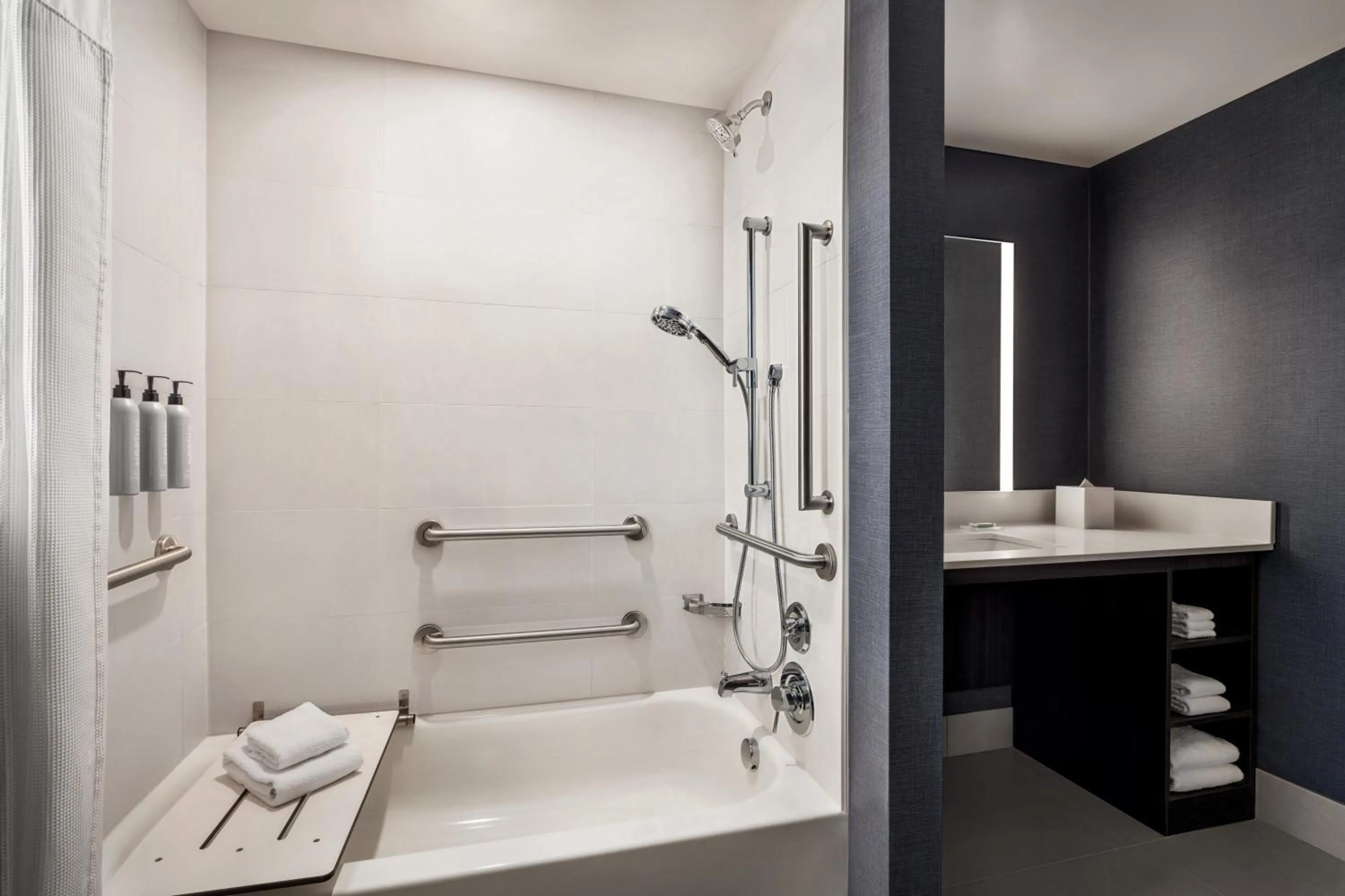 Bathroom in Residence Inn by Marriott Mechanicsburg