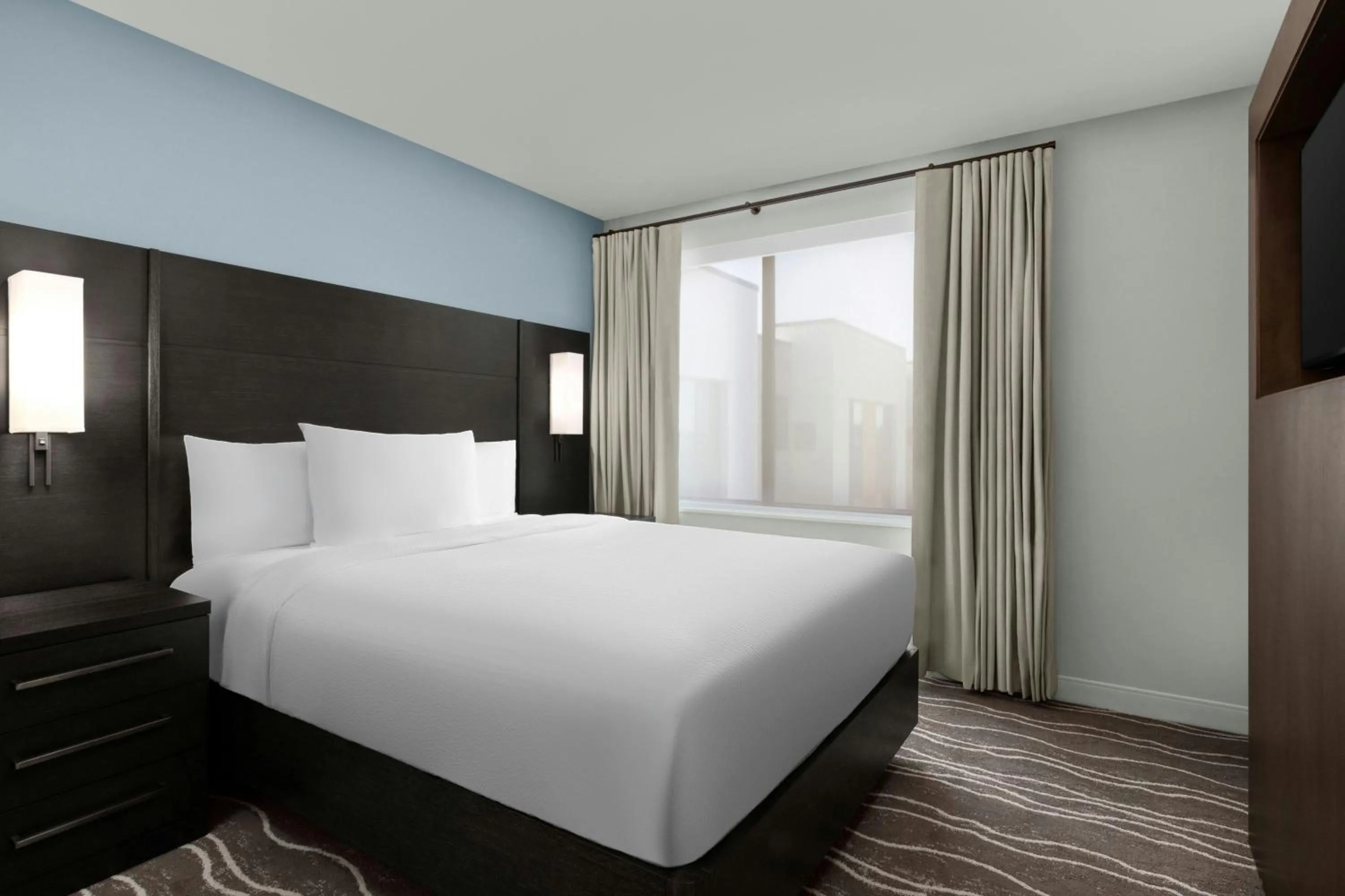 Bedroom, Bed in Residence Inn by Marriott Sacramento Cal Expo