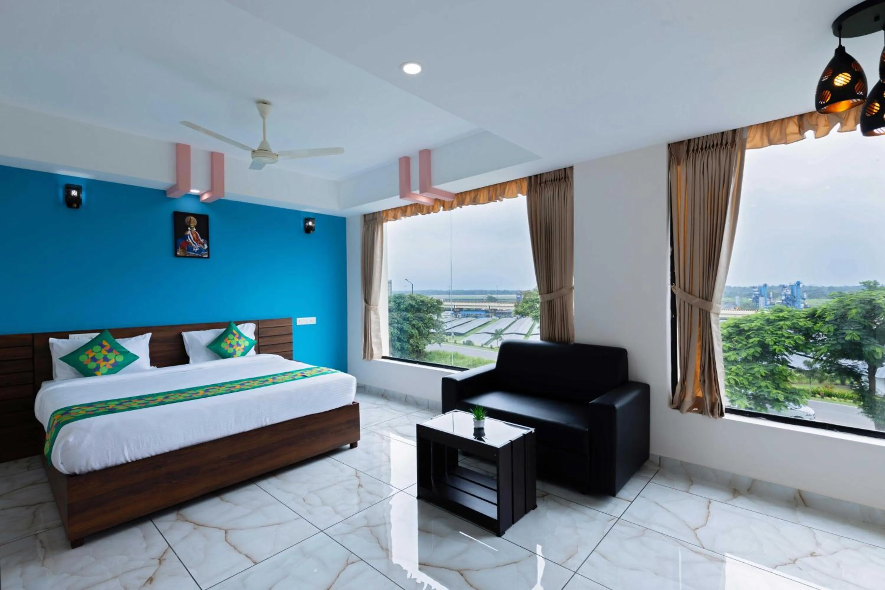 Bedroom, Bed in Treebo Airsuite Airport Hotel