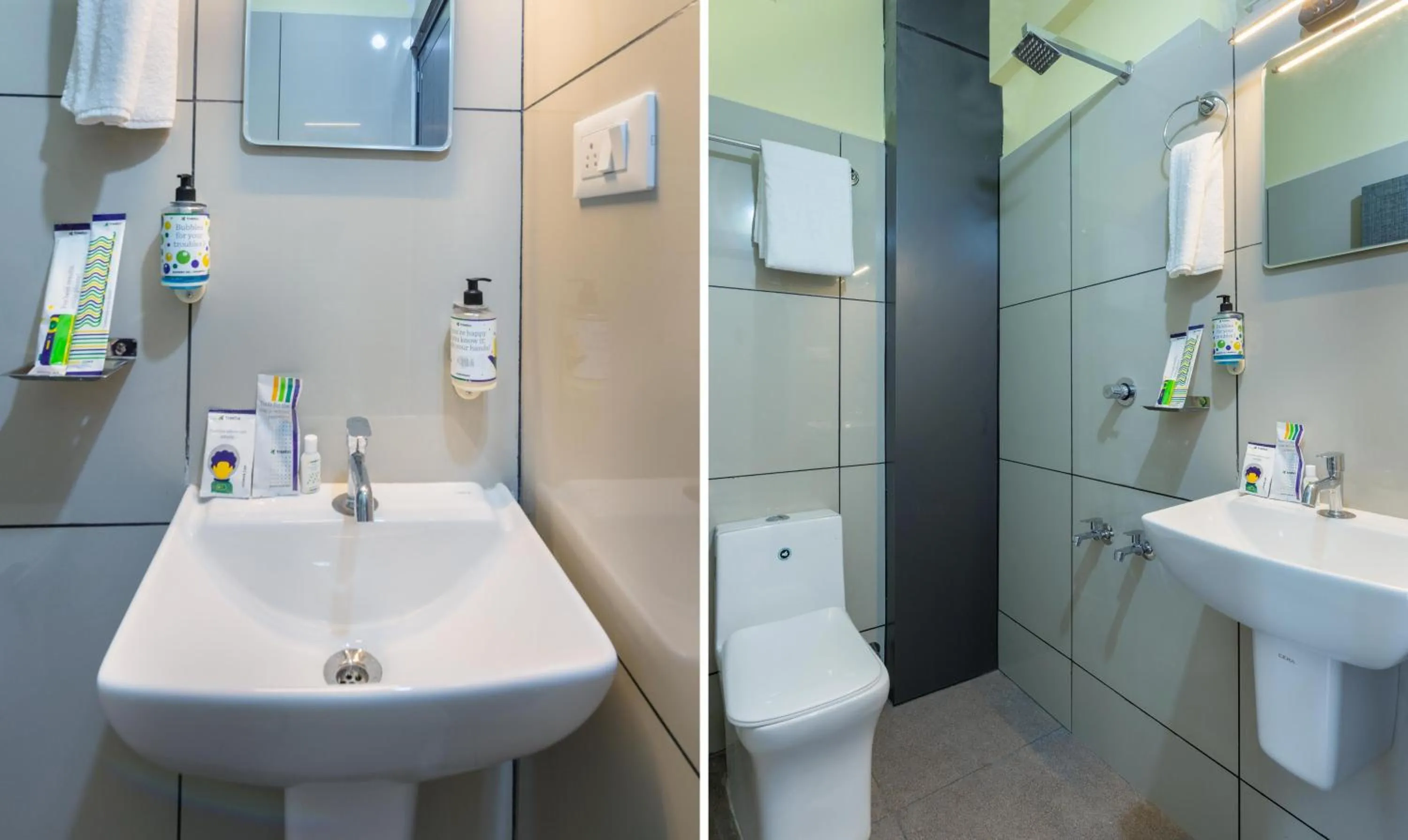 Bathroom in Treebo Airsuite Airport Hotel