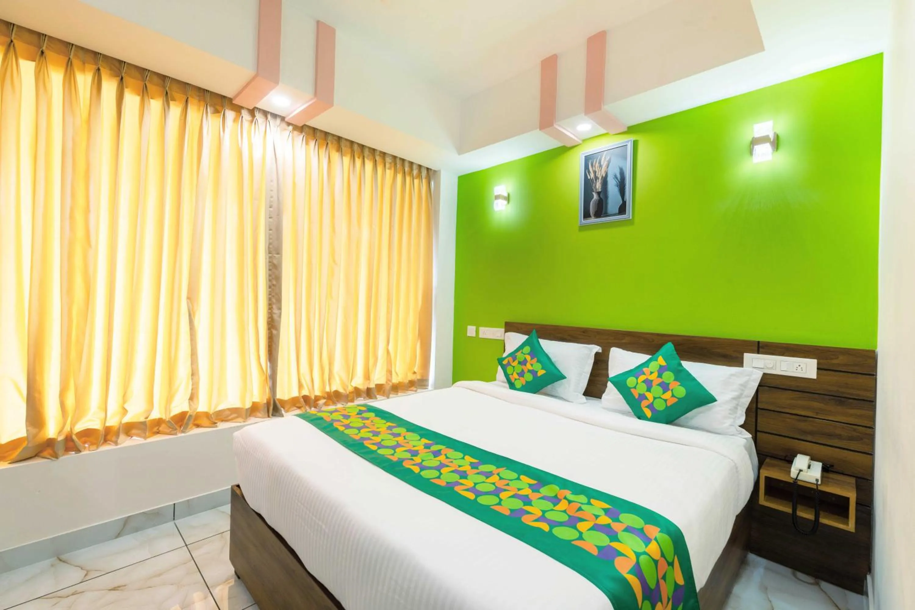 Bedroom, Bed in Treebo Airsuite Airport Hotel