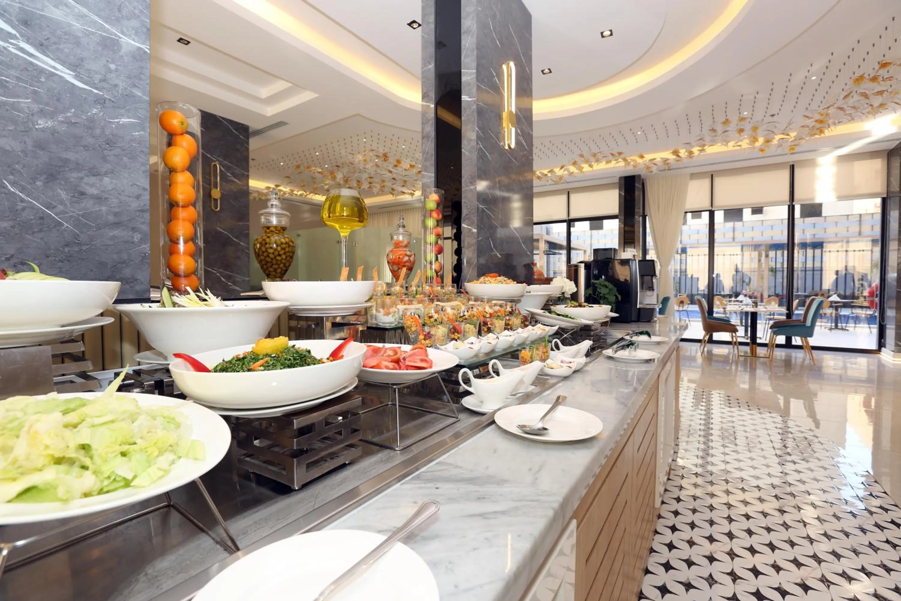 Food and drinks in AW Hotel Riyadh