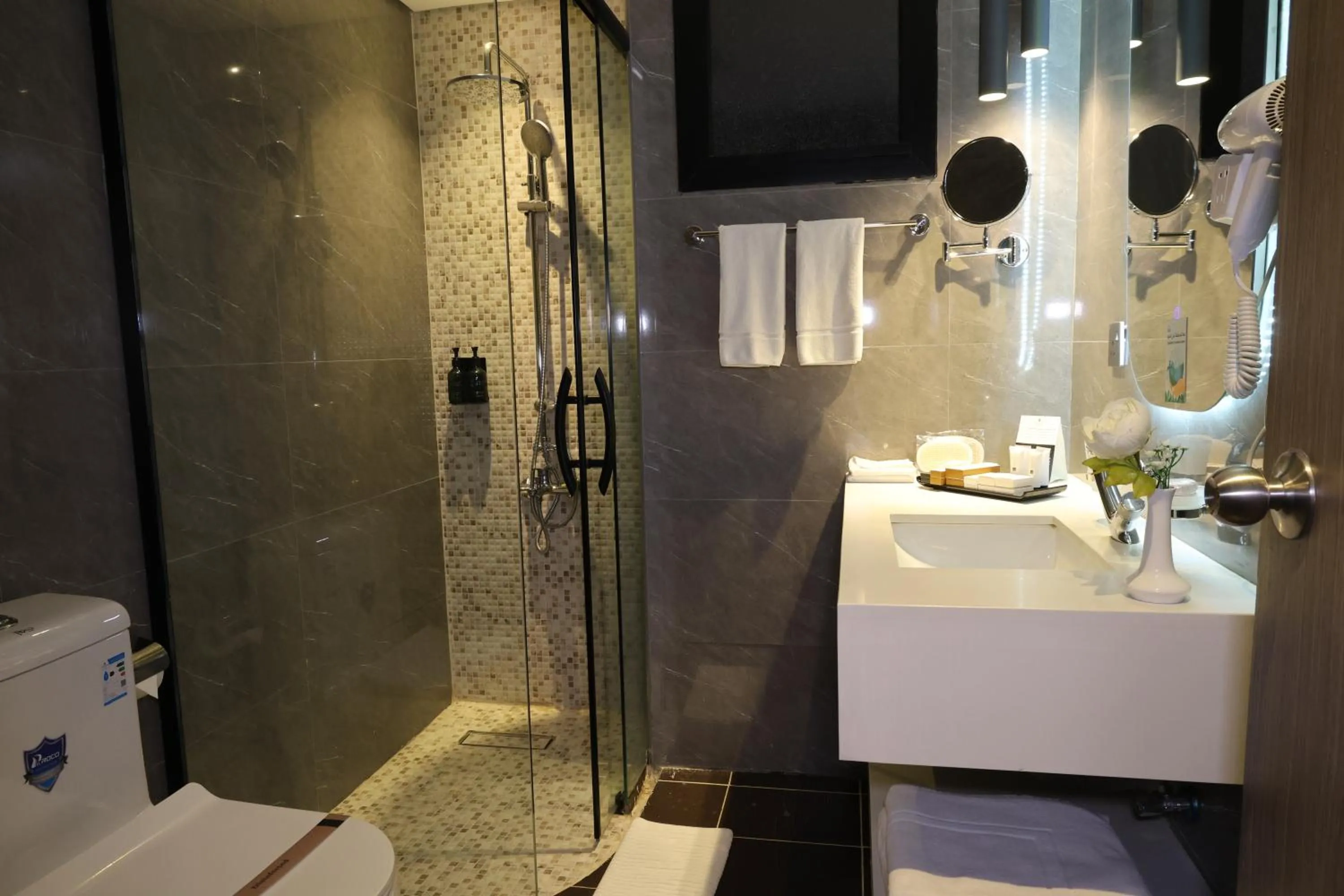 Shower in AW Hotel Riyadh