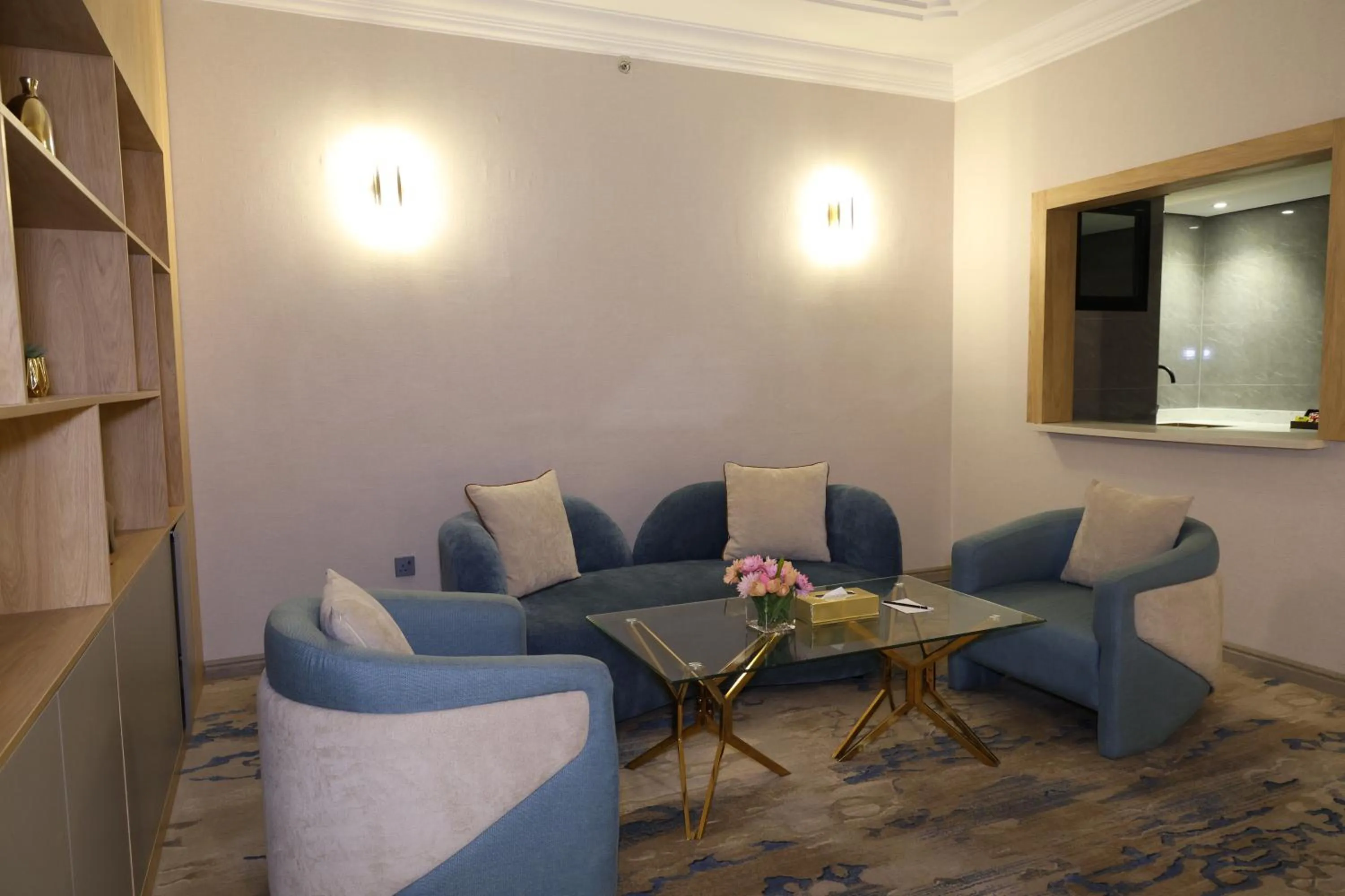 Seating area in AW Hotel Riyadh