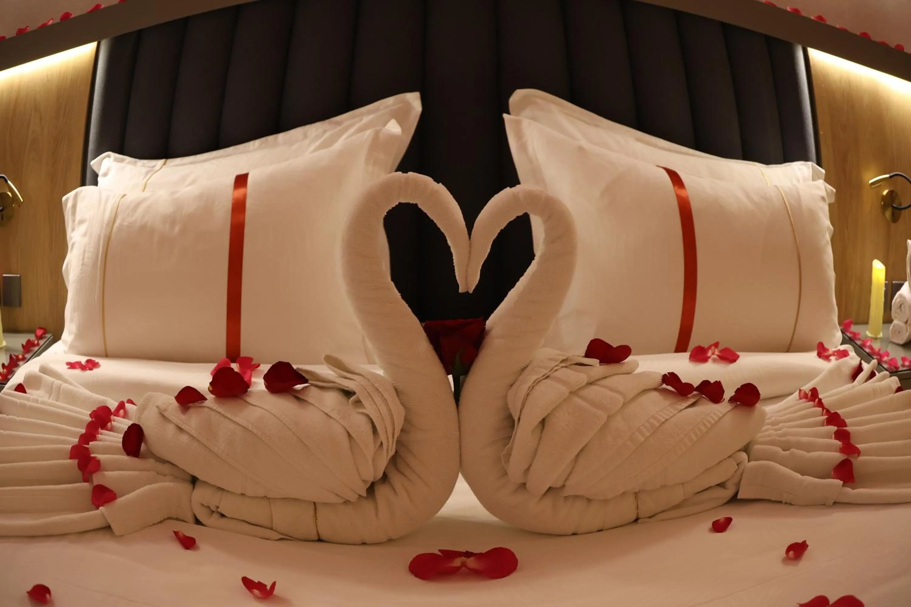 Bed in AW Hotel Riyadh