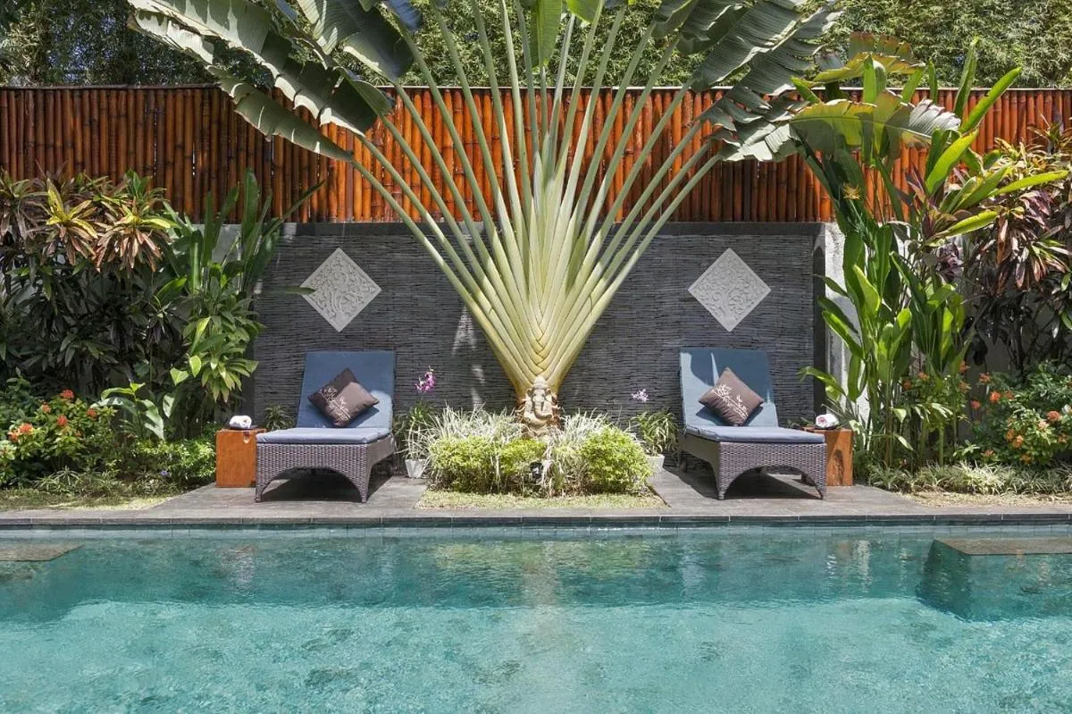 Garden view in ViLLA GREEN MANGO SEMINYAK BALI