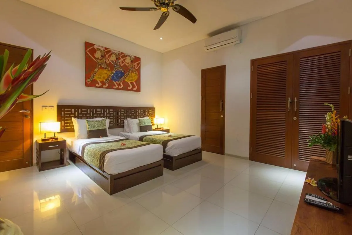 Bedroom, Bed in ViLLA GREEN MANGO SEMINYAK BALI