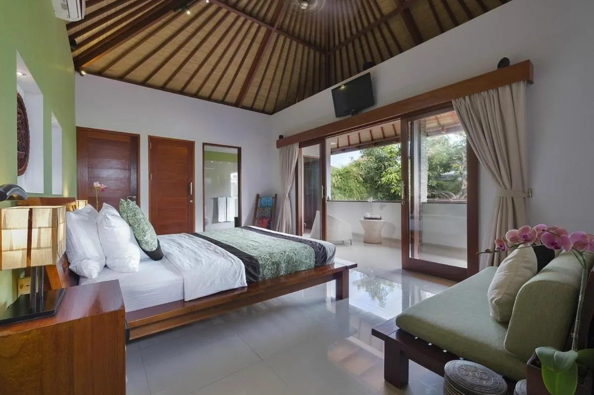 Bed in ViLLA GREEN MANGO SEMINYAK BALI