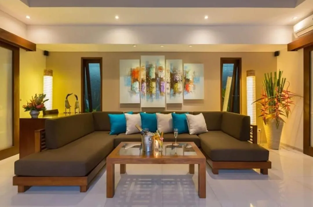 Seating area in ViLLA GREEN MANGO SEMINYAK BALI