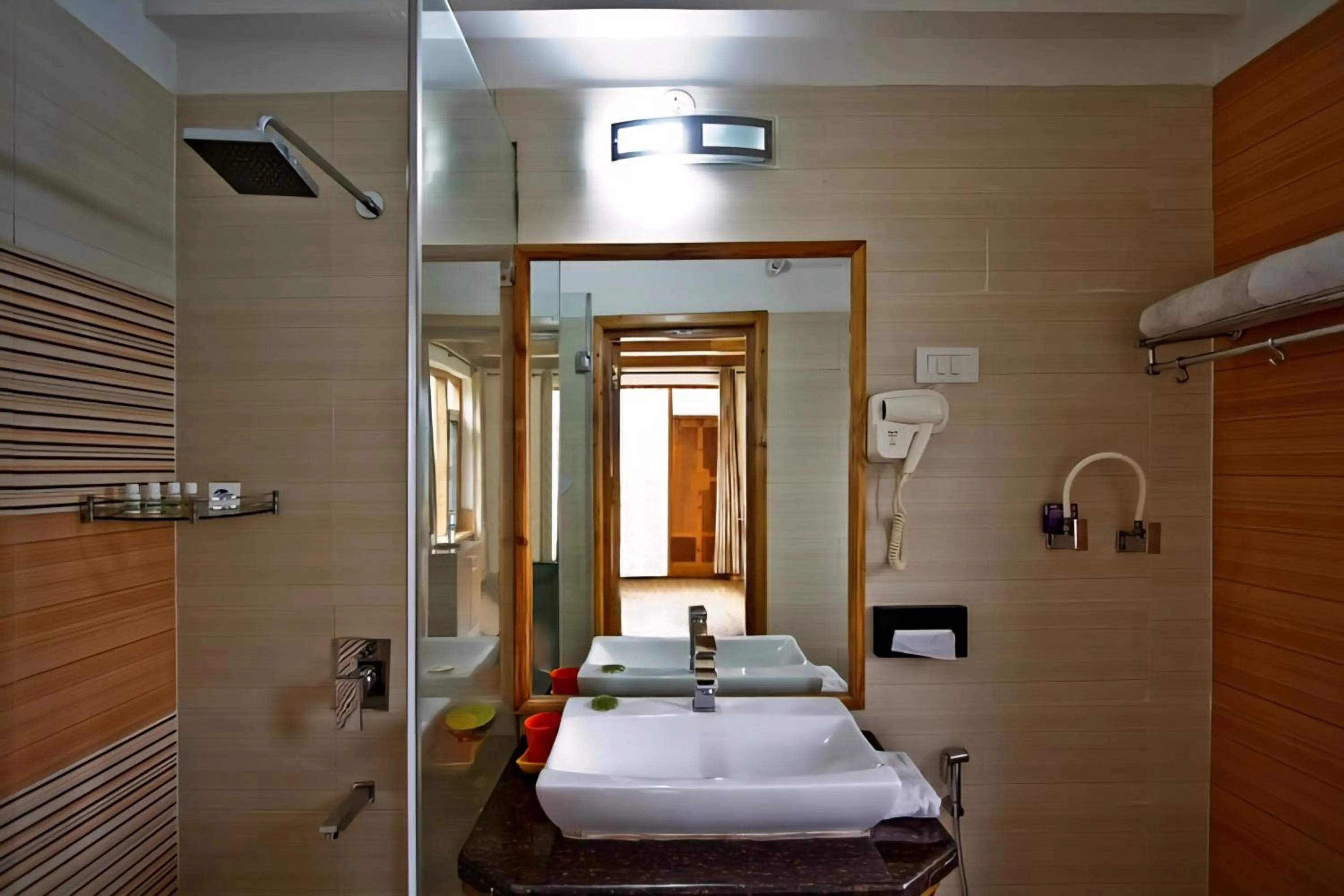 Bathroom, Bed in Vivaan The Sunrise