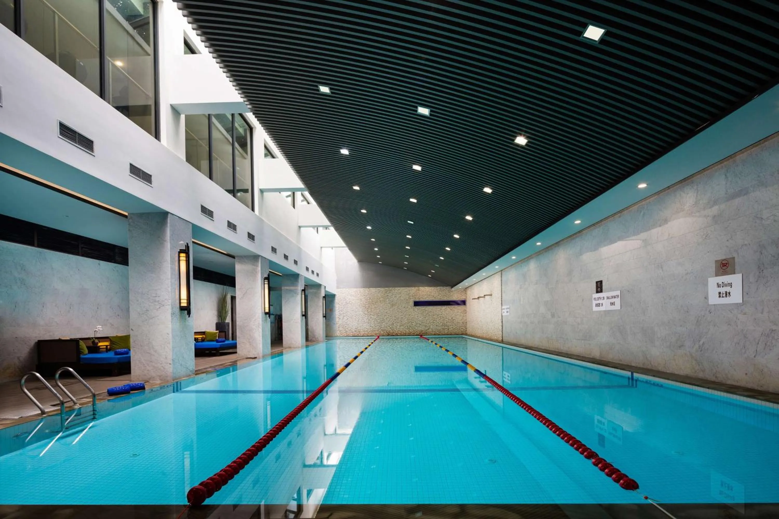 Pool view in Doubletree By Hilton Shanghai Hongqiao