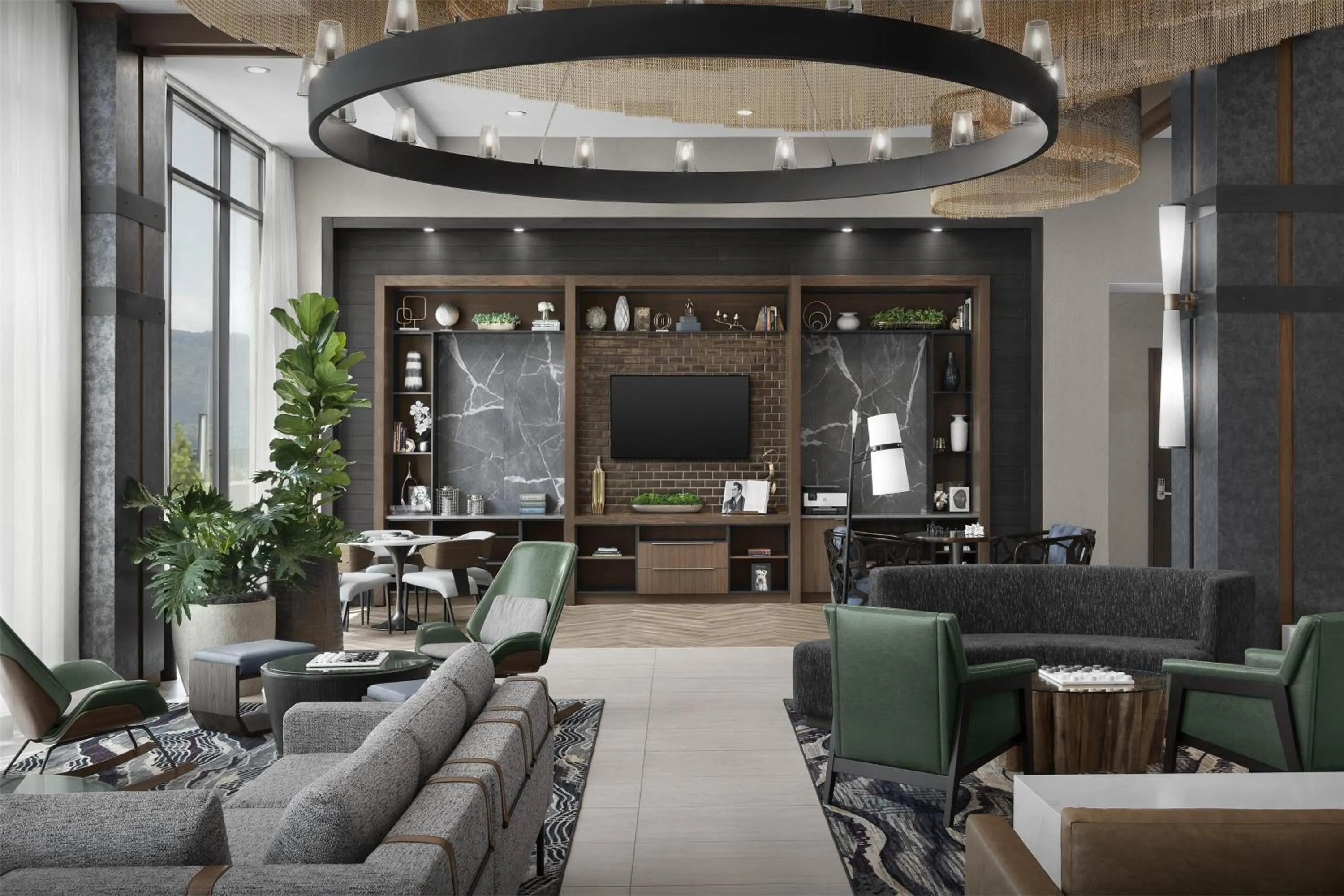 Lobby or reception in Embassy Suites By Hilton Pigeon Forge Resort