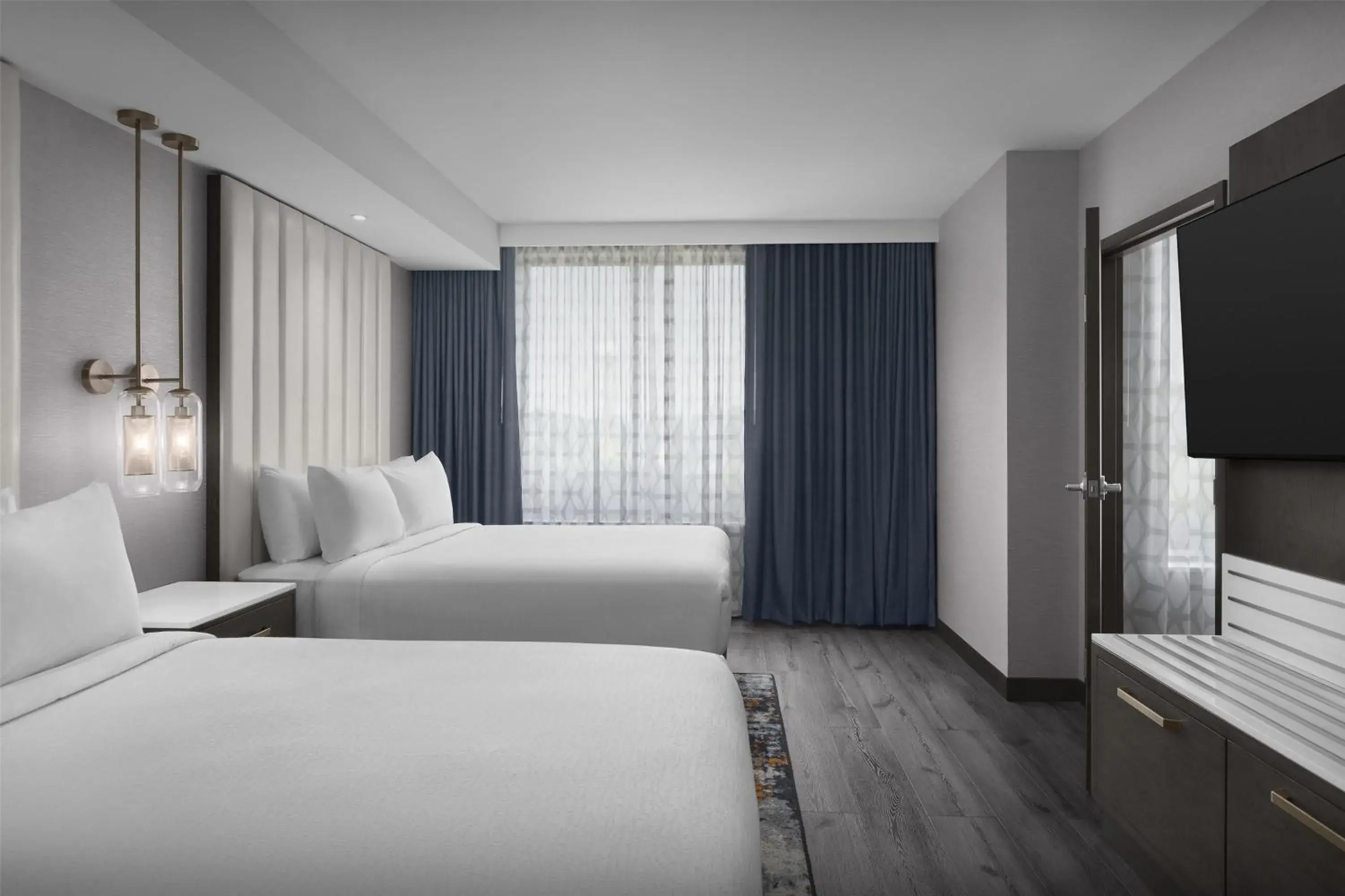 Two-Room Queen Suite with Two Queen Beds - Hearing Access in Embassy Suites By Hilton Pigeon Forge Resort Two-Room Queen Suite with Two Queen Beds - Hearing Access in Embassy Suites By Hilton Pigeon Forge Resort