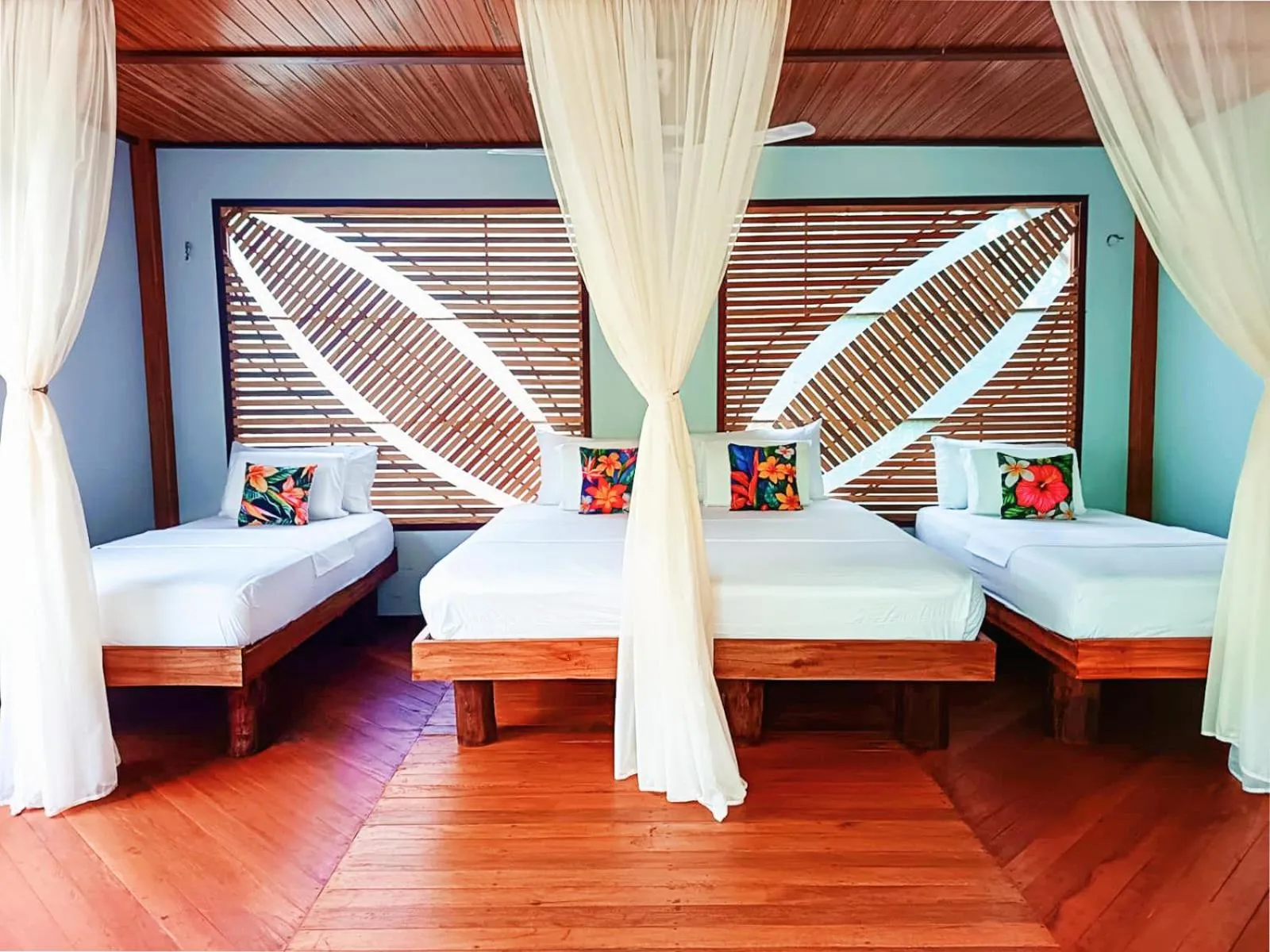 Bed in Burú Nature Hotel