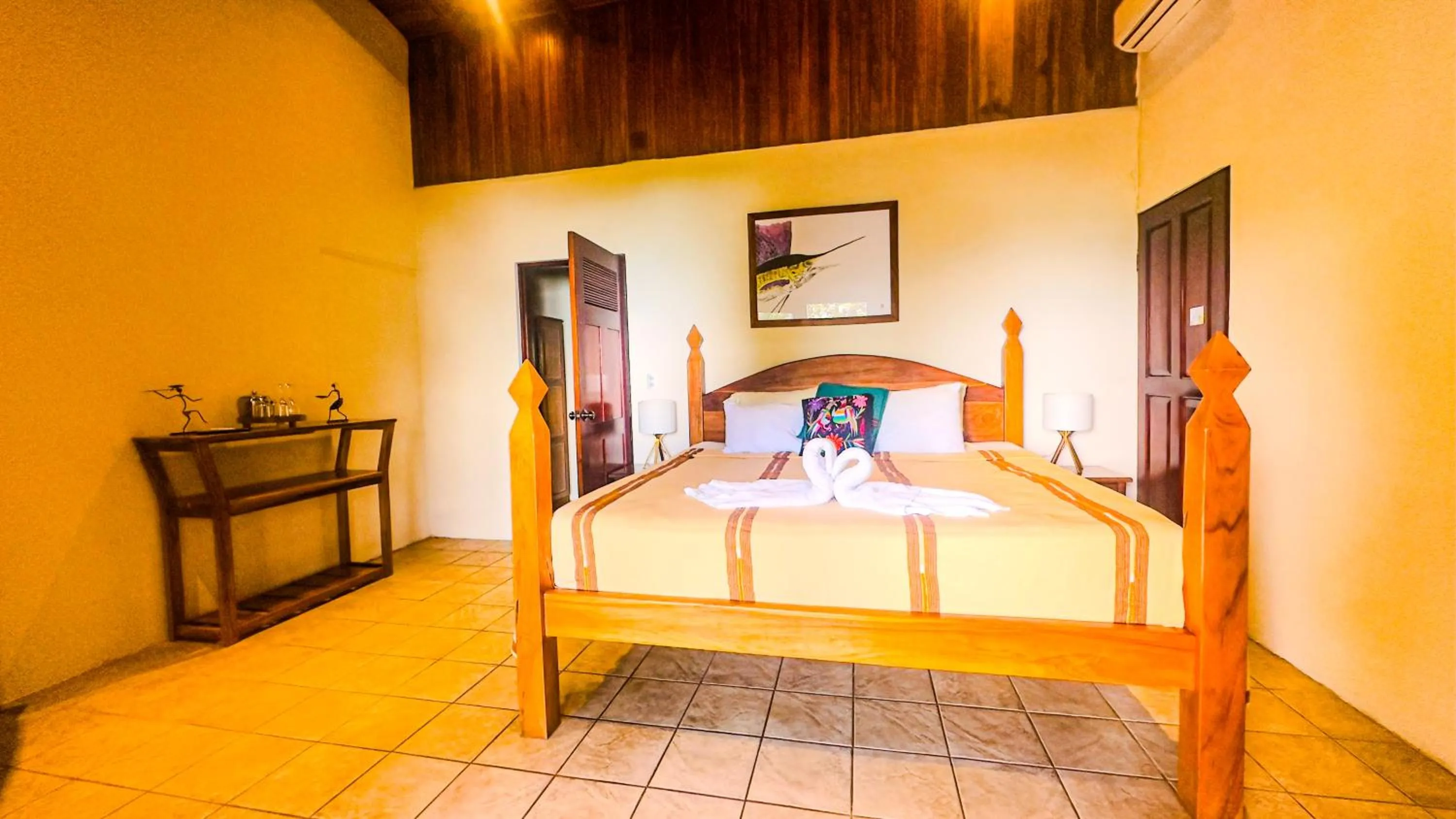 Bed in Mango Moon Villa