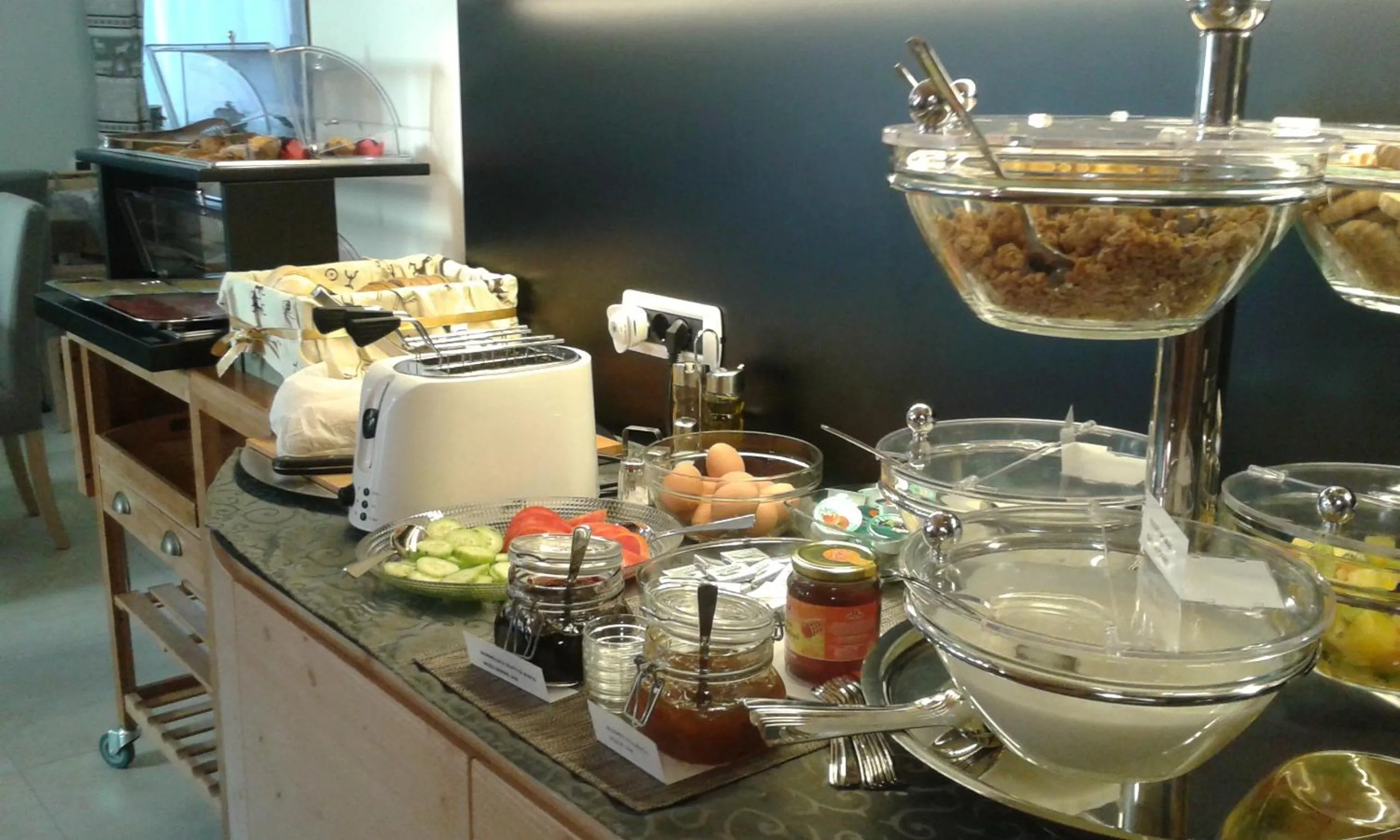 Buffet breakfast in Aparthotel Dolomites Living&Relax