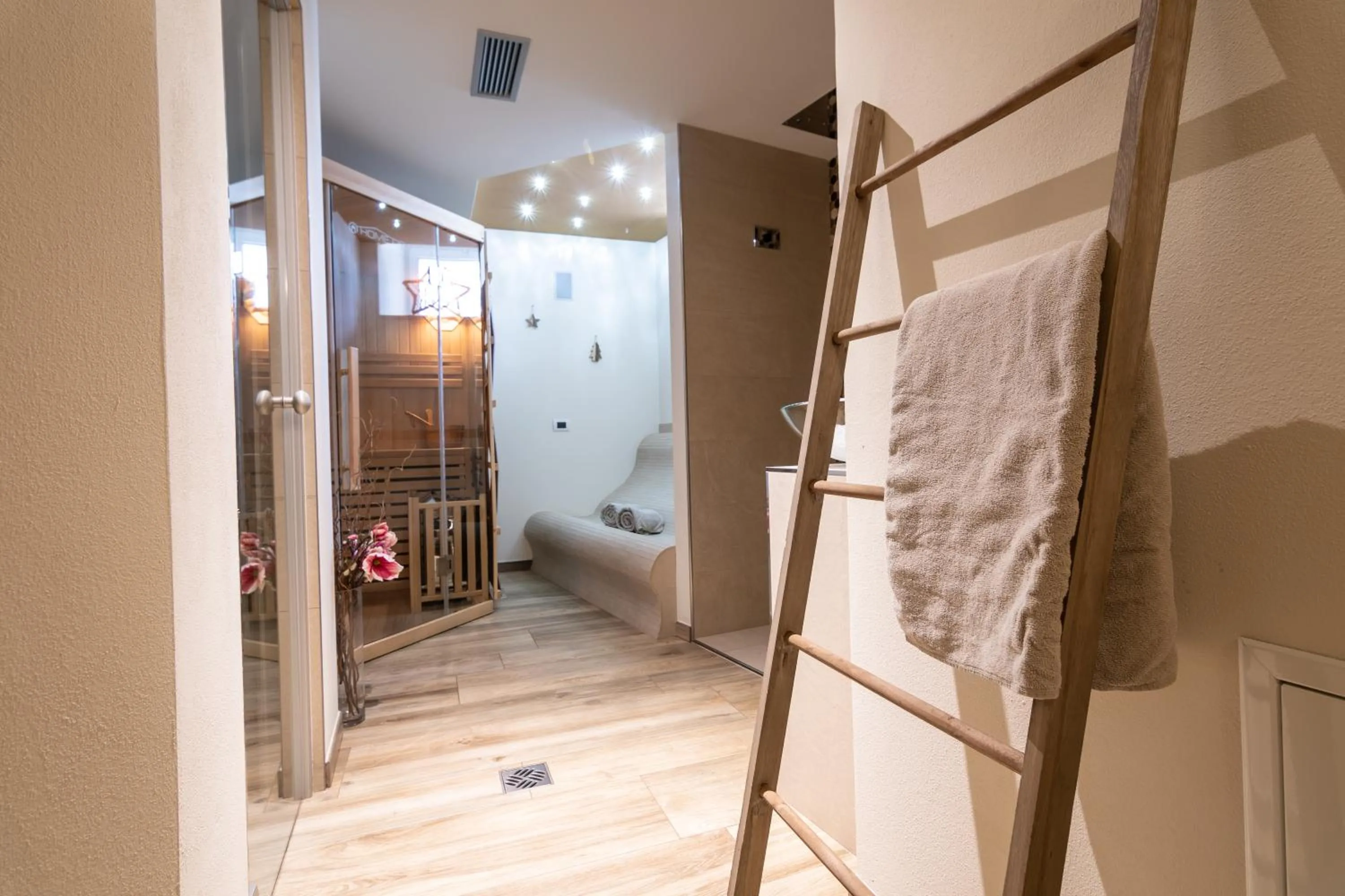 Sauna in Aparthotel Dolomites Living&Relax