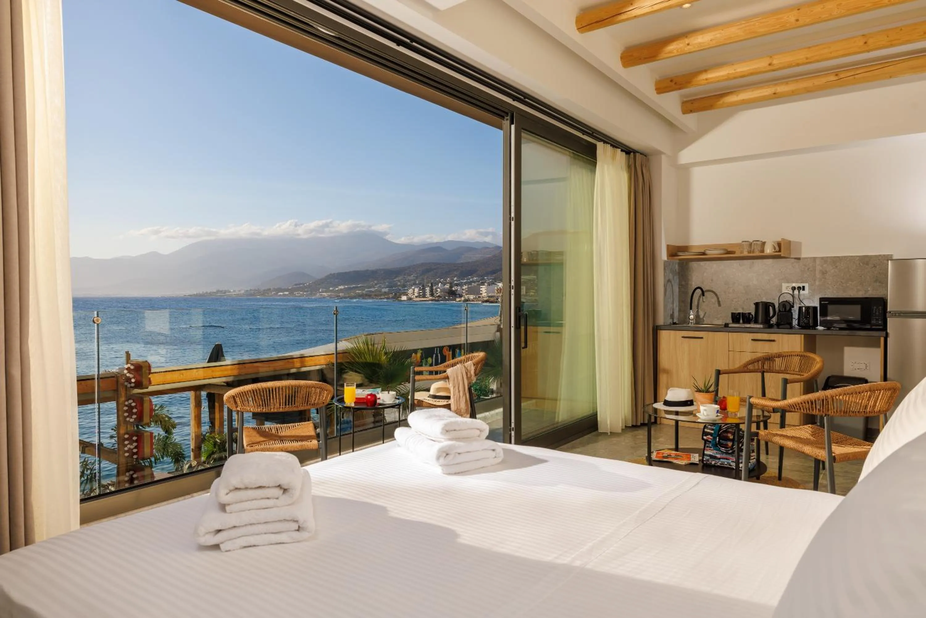 Sea view in Soho SeaFront Suites