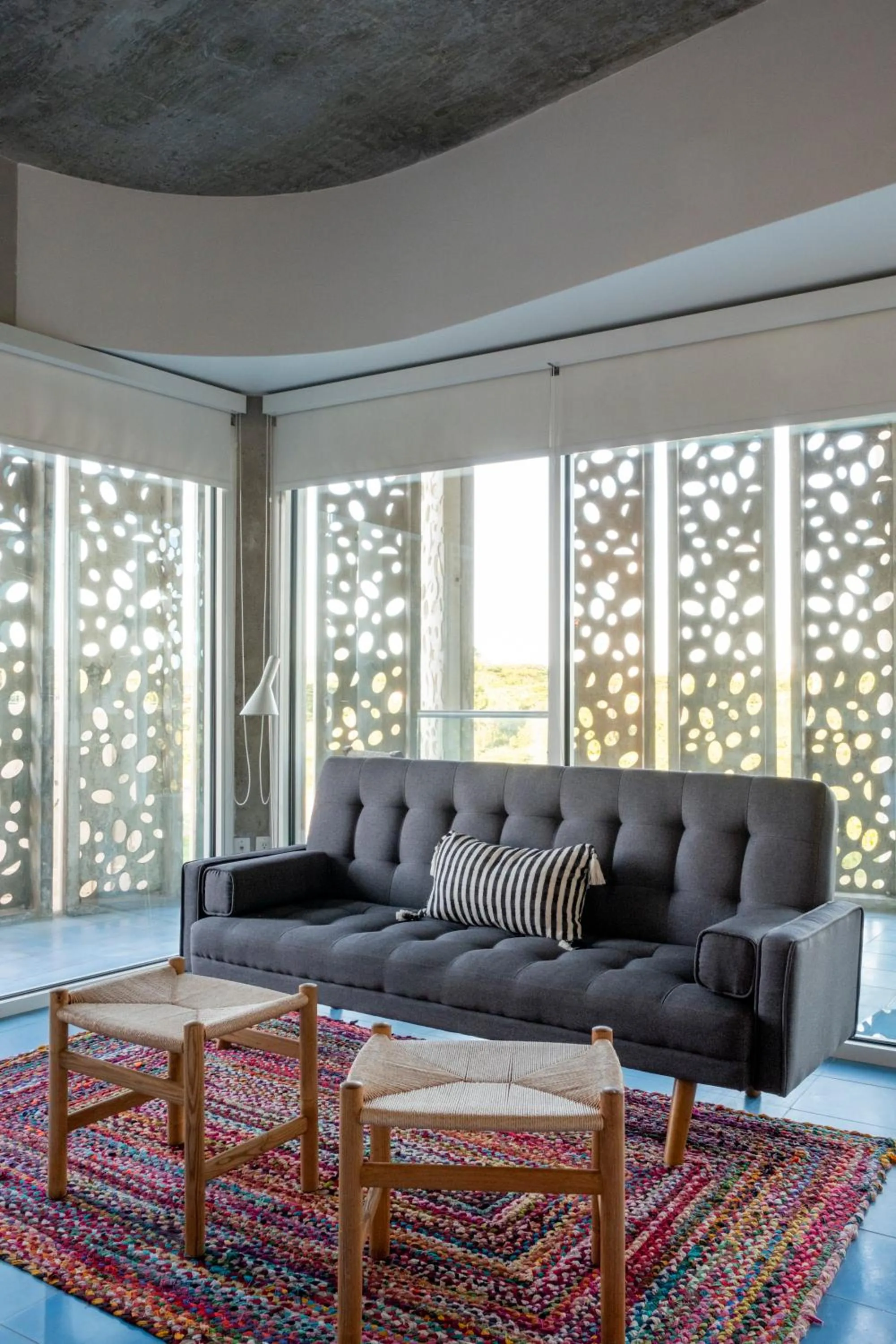 Seating area in El Blok